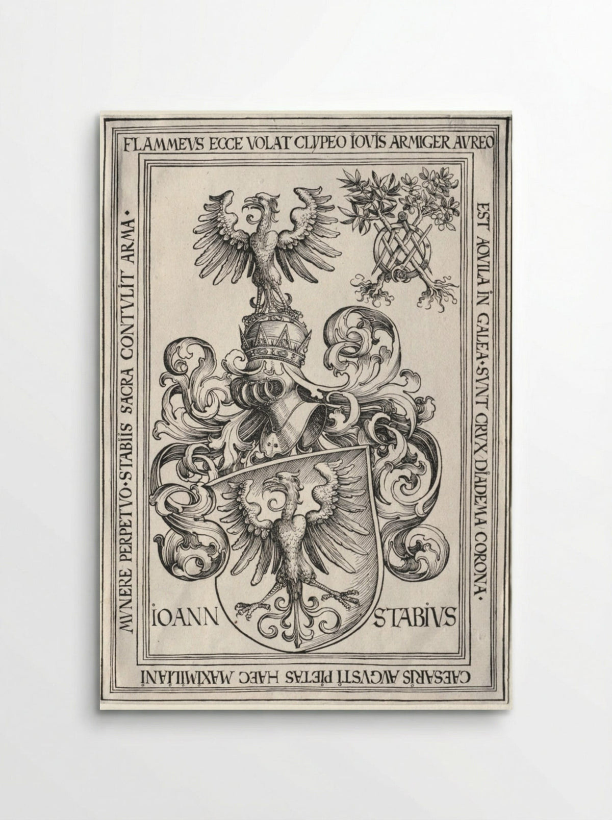 Coat of Arms of Johann Stabius - Wolf Traut - Poster