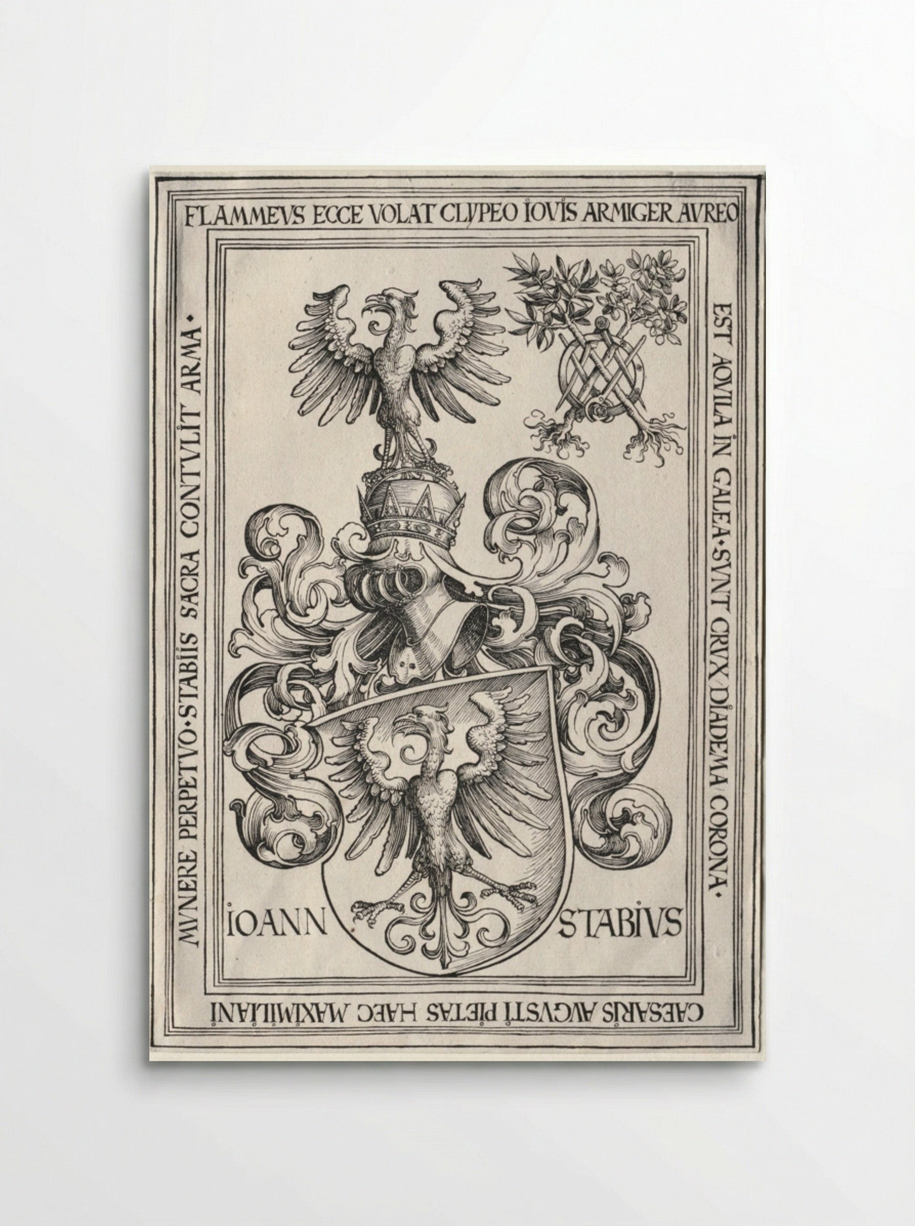 Coat of Arms of Johann Stabius - Wolf Traut - Poster