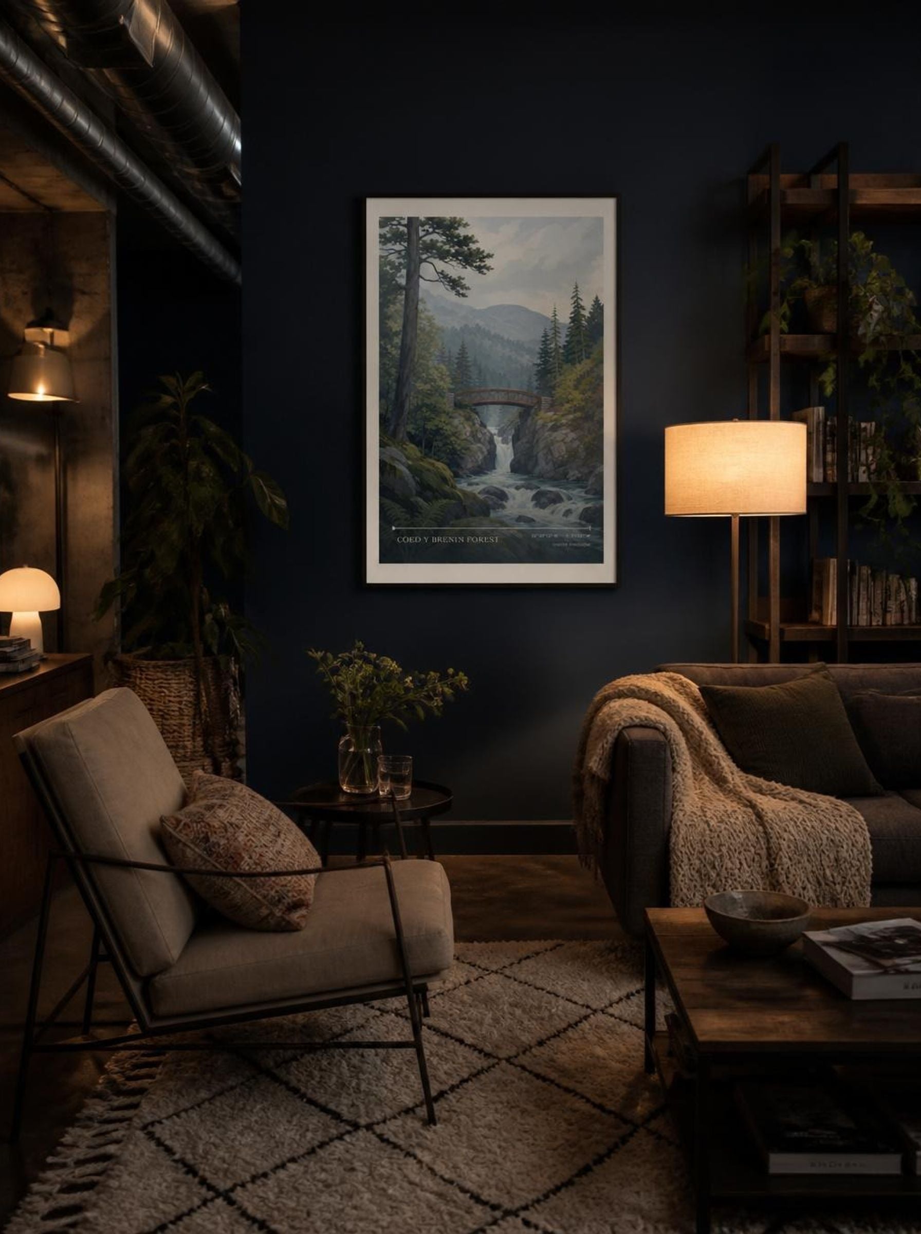 Coed y Brenin Forest United Kingdom Travel Poster - Lifestyle