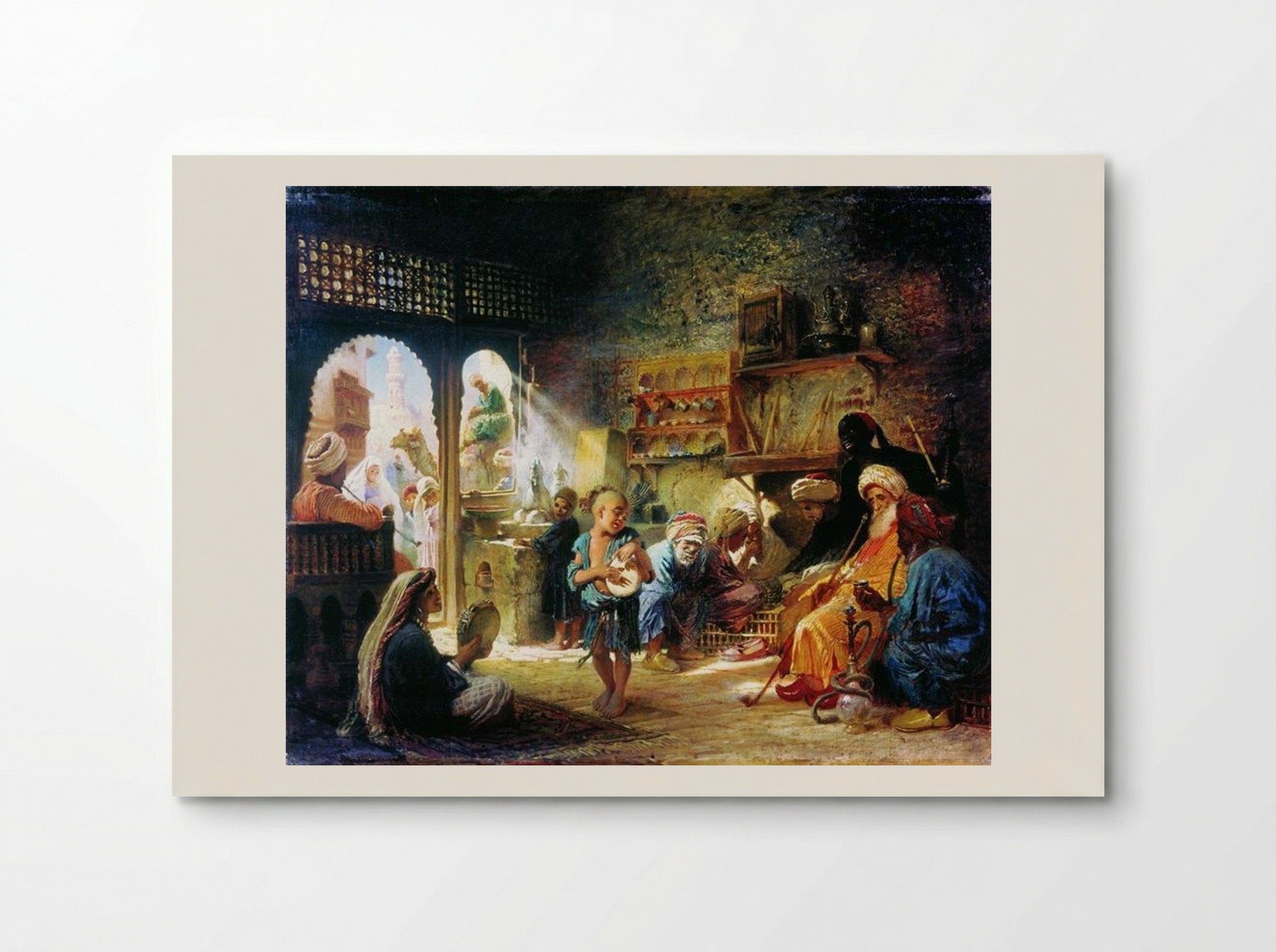 Coffee House in Cairo - Konstantin Makovsky - Poster