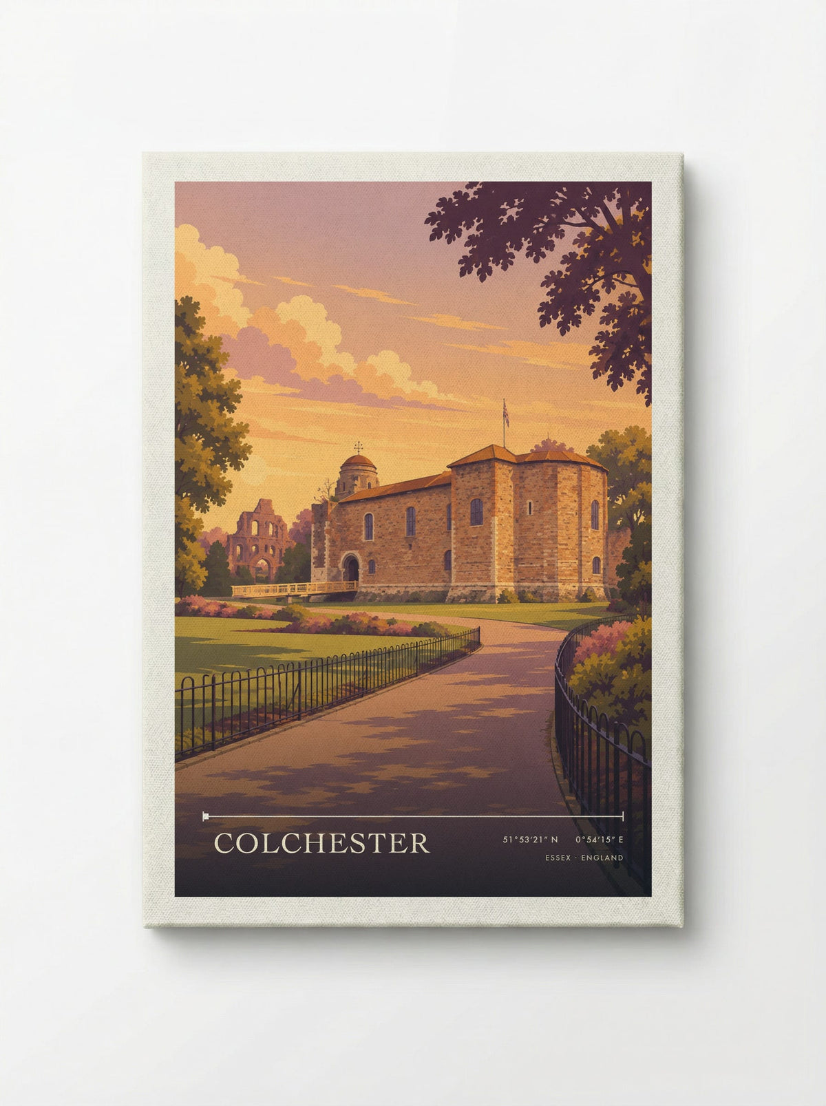 Colchester, Essex | Travel Poster - Canvas