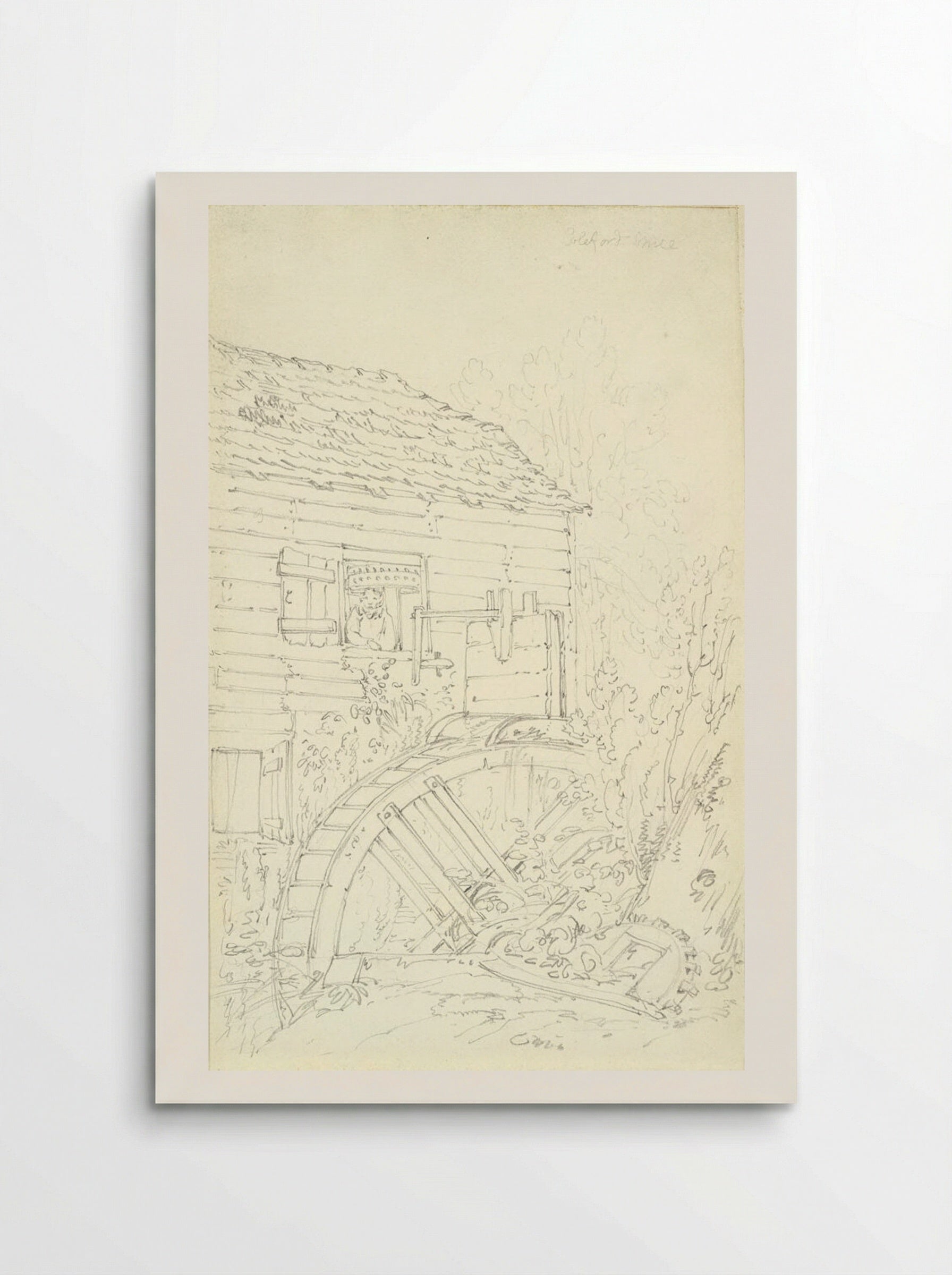 Coleford Mill - Joseph Mallord William Turner - Poster