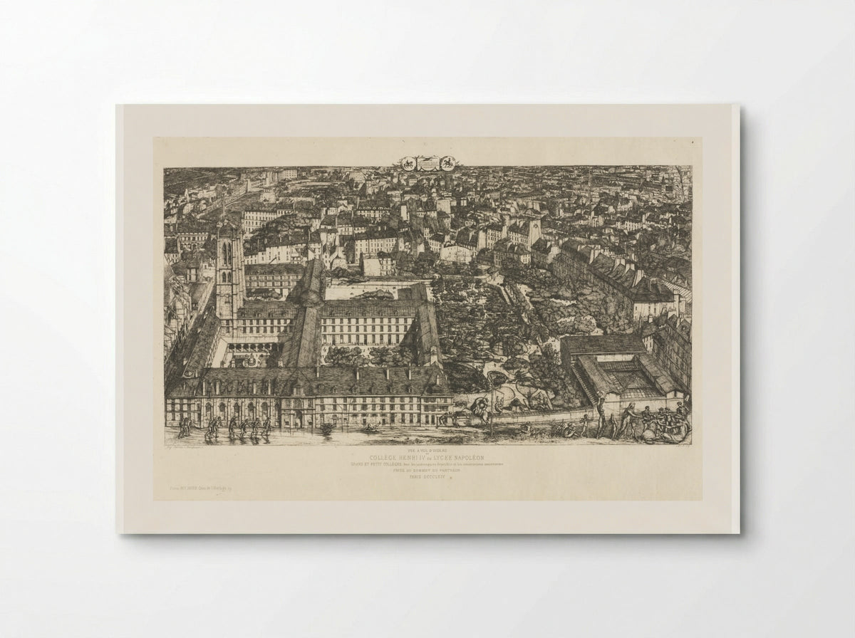 Collège Henri IV - Charles Meryon - Poster