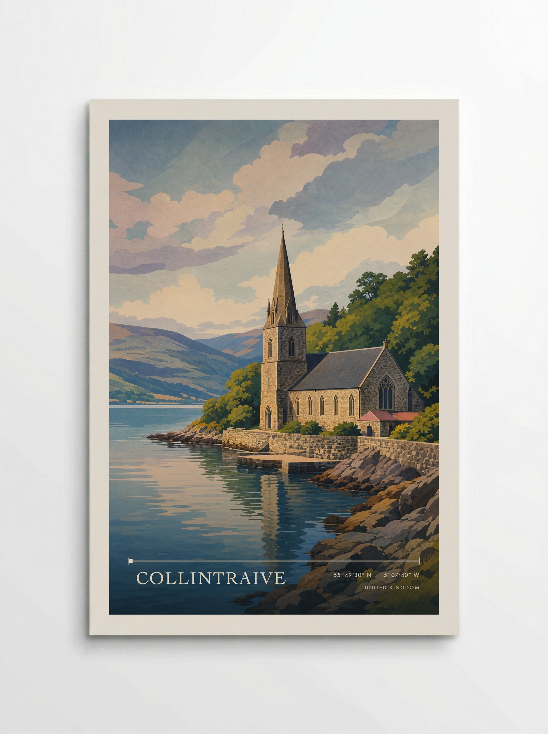 Collintraive United Kingdom Travel Poster - Poster
