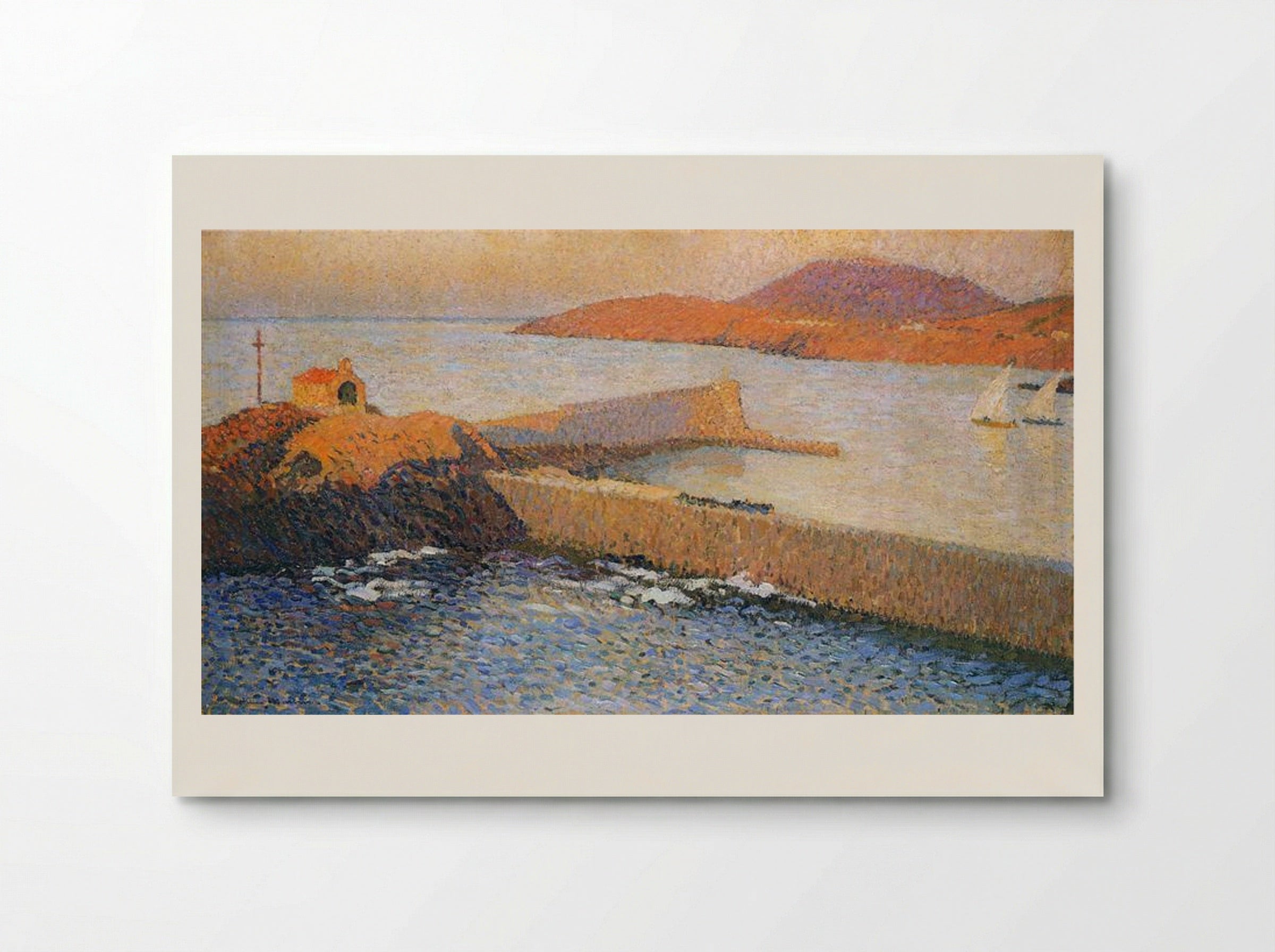 Collioure Chapel of La Digue - Henri Martin - Poster
