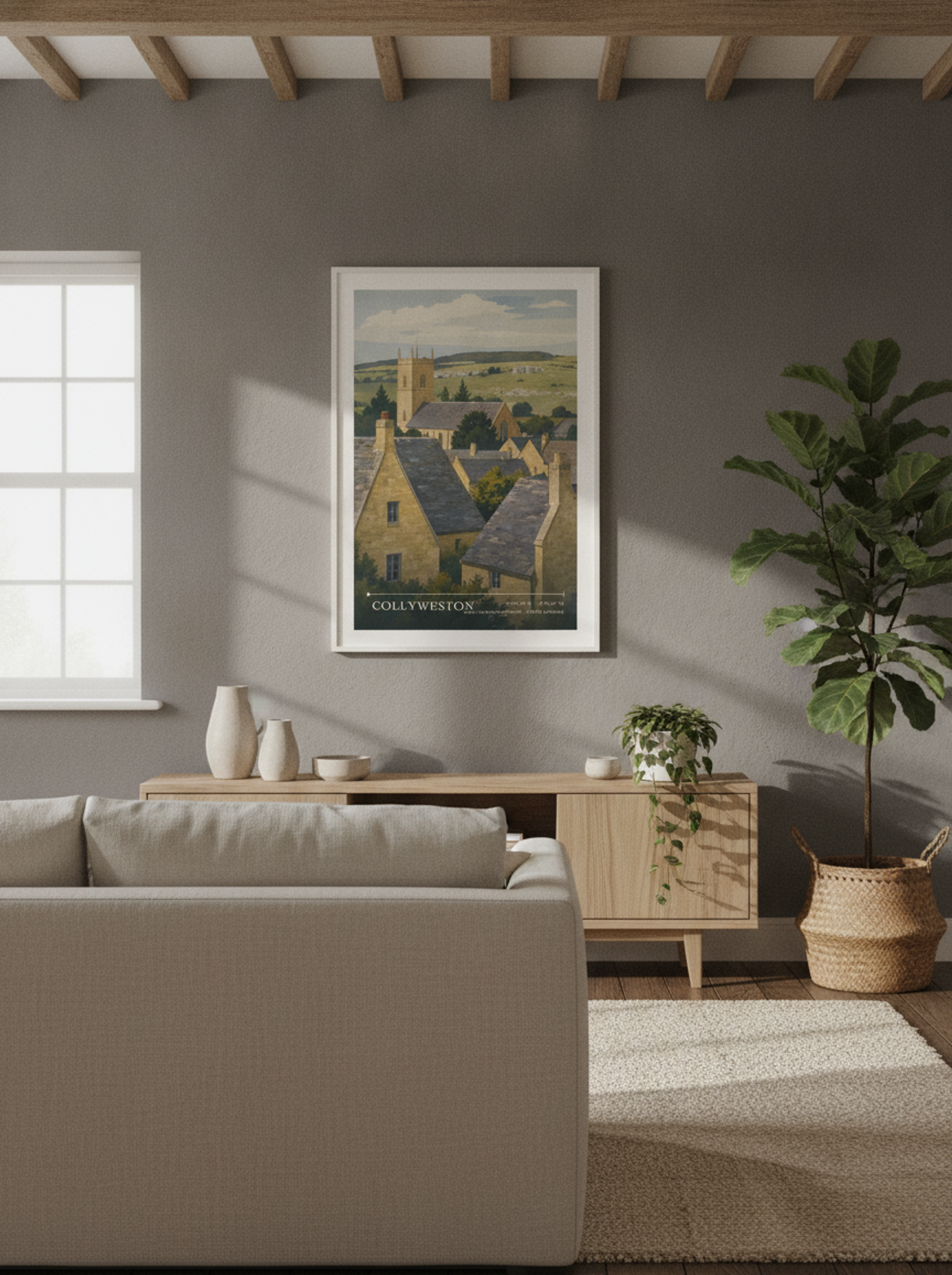 Collyweston North Northamptonshire United Kingdom Travel Poster - Lifestyle