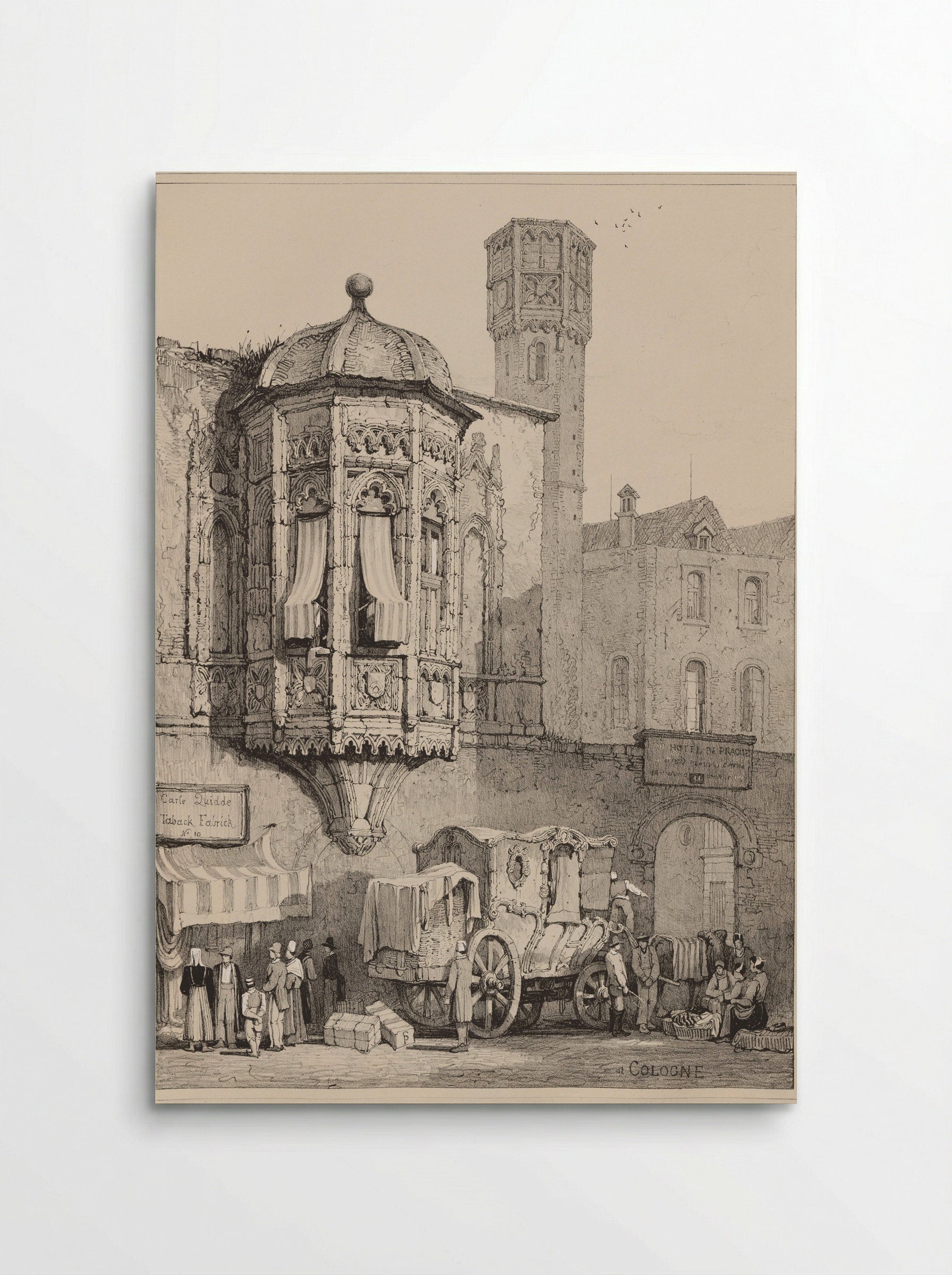 Cologne - Samuel Prout - Poster
