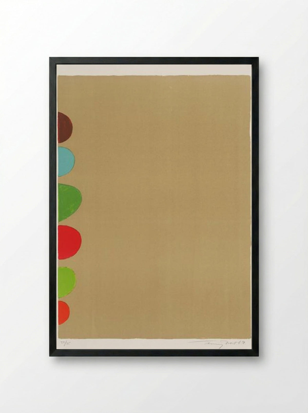 Colour on the Side - Terry Frost - Framed Print Black
