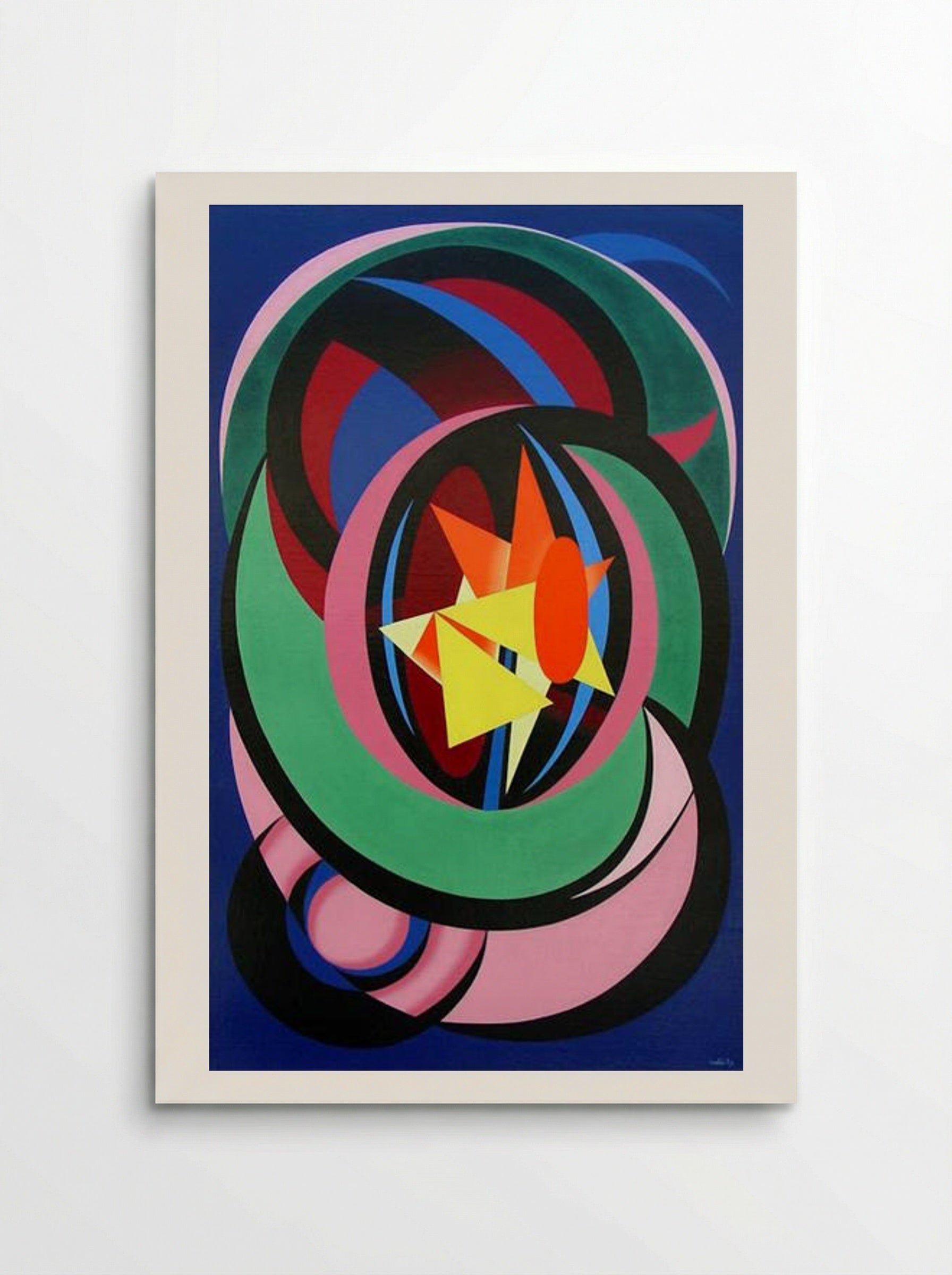Combat Clair-Obscur - Auguste Herbin - Poster