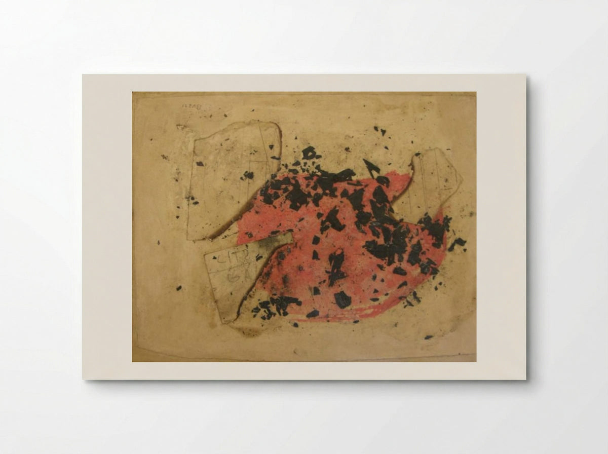 Combustione - Alberto Burri - Poster