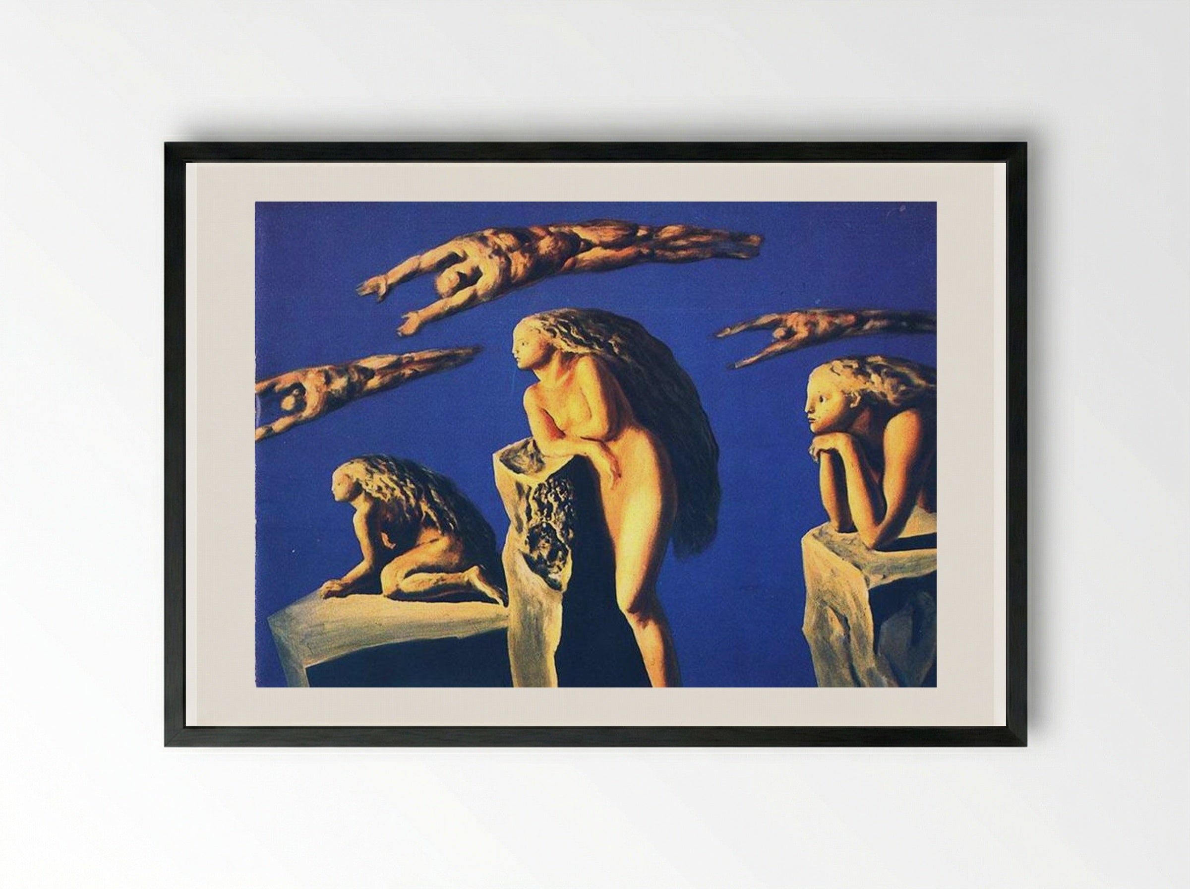 Comets - Sabin Balasa - Framed Print Black