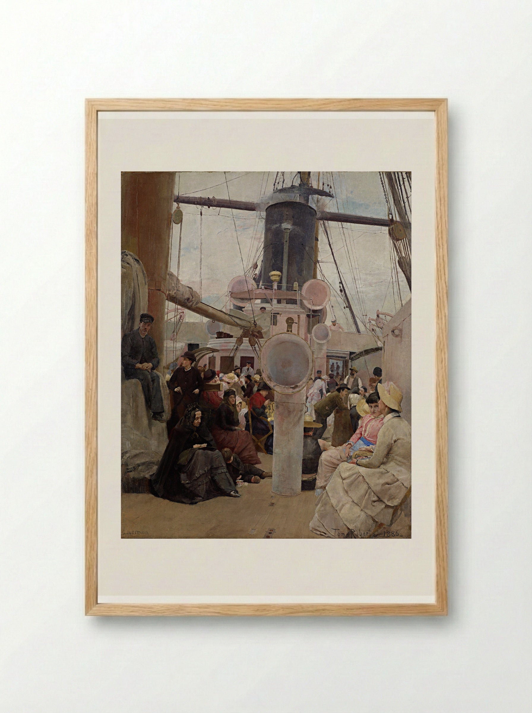 Coming South - Tom Roberts - Framed Print Wood