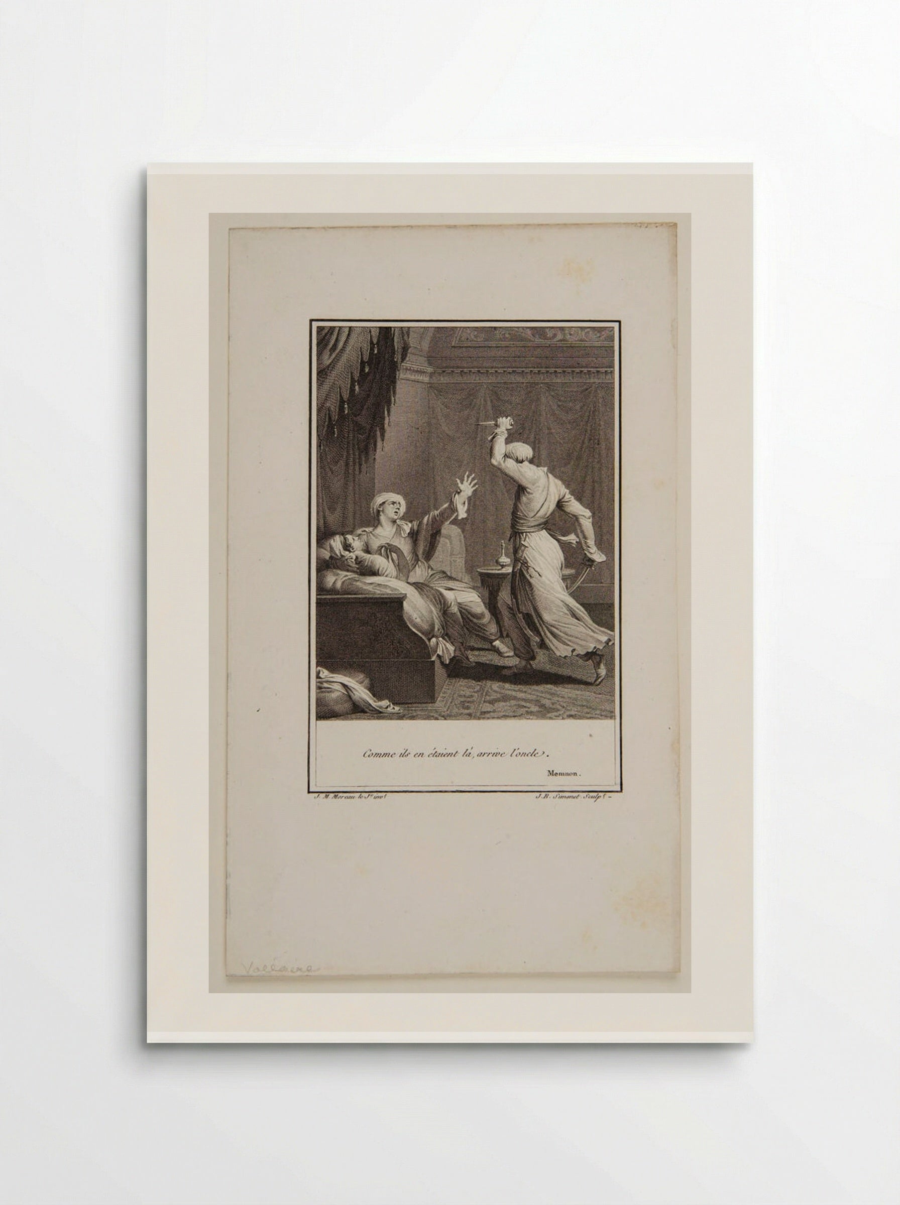 Comme ils en étaient là, arrive l'oncle - Jean-Michel Moreau - Poster
