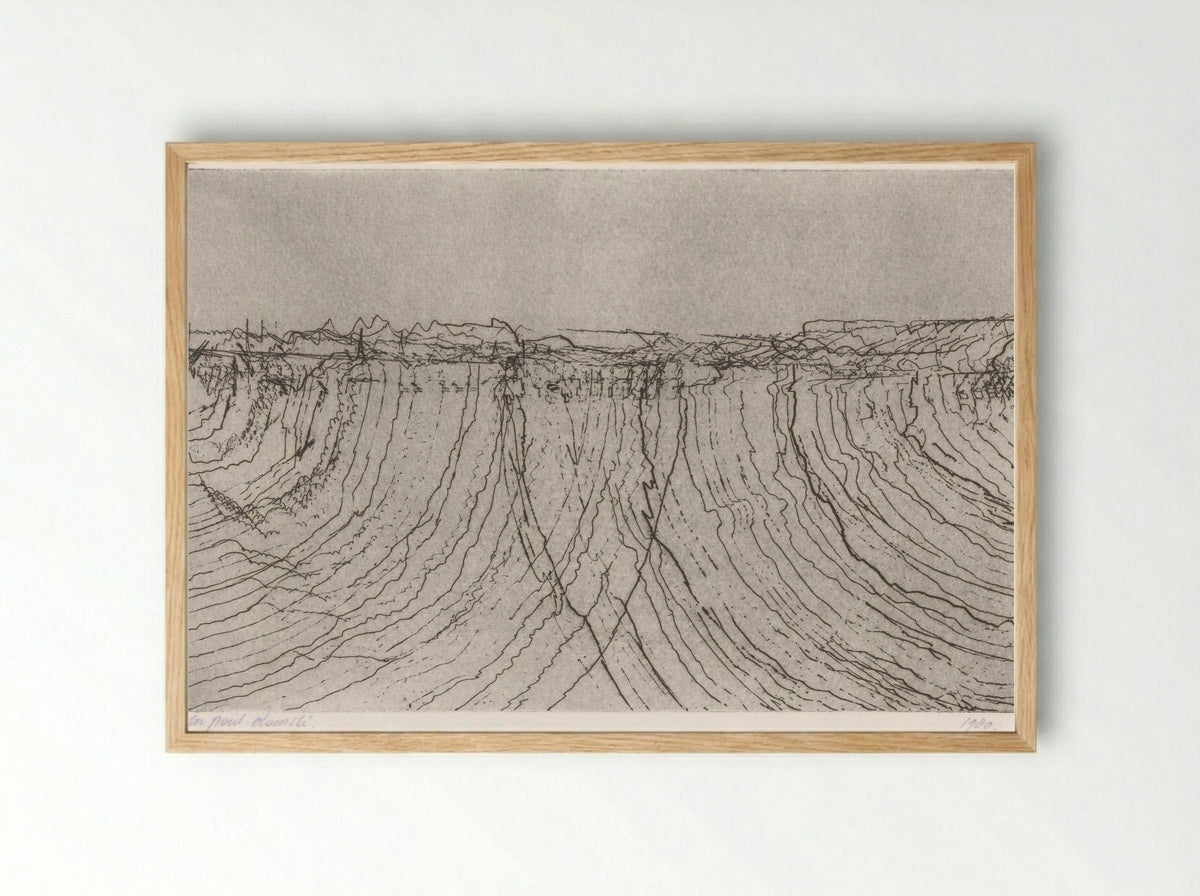 Compositie - Paul Damsté - Framed Print Wood