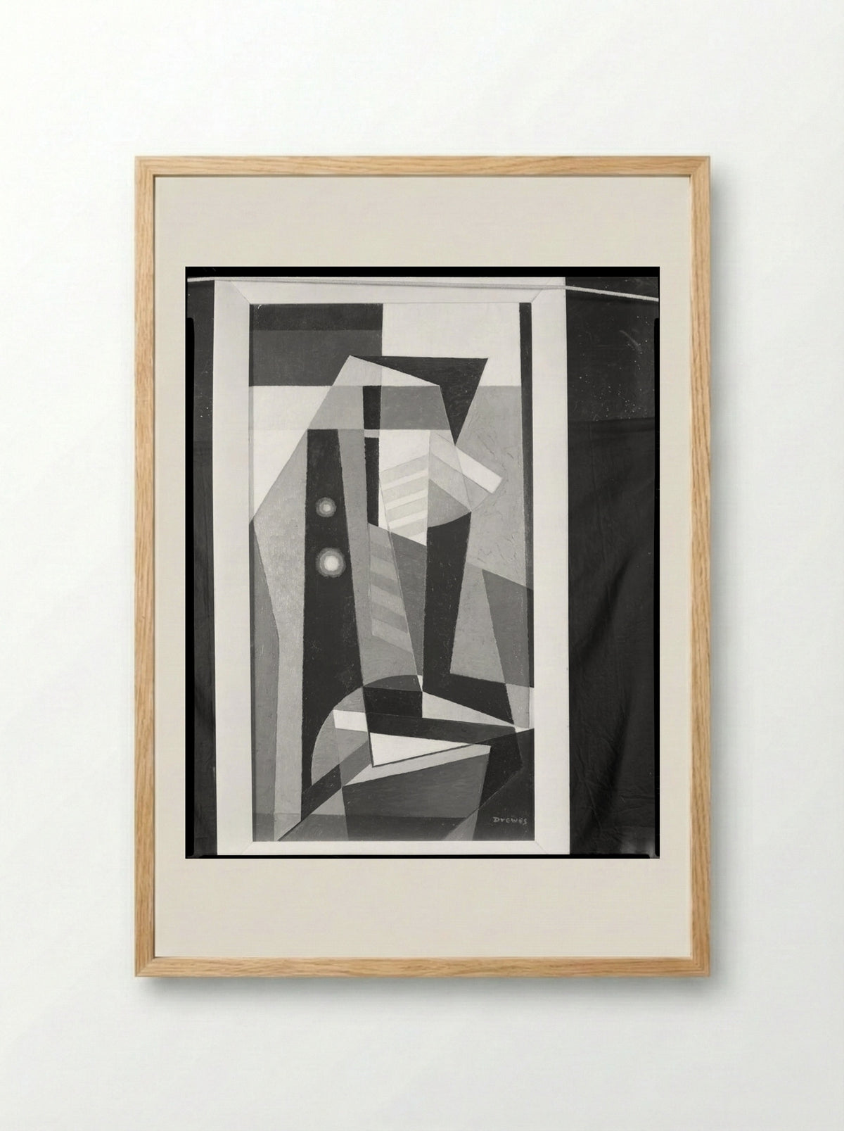Composition 269 - Werner Drewes - Framed Print Wood