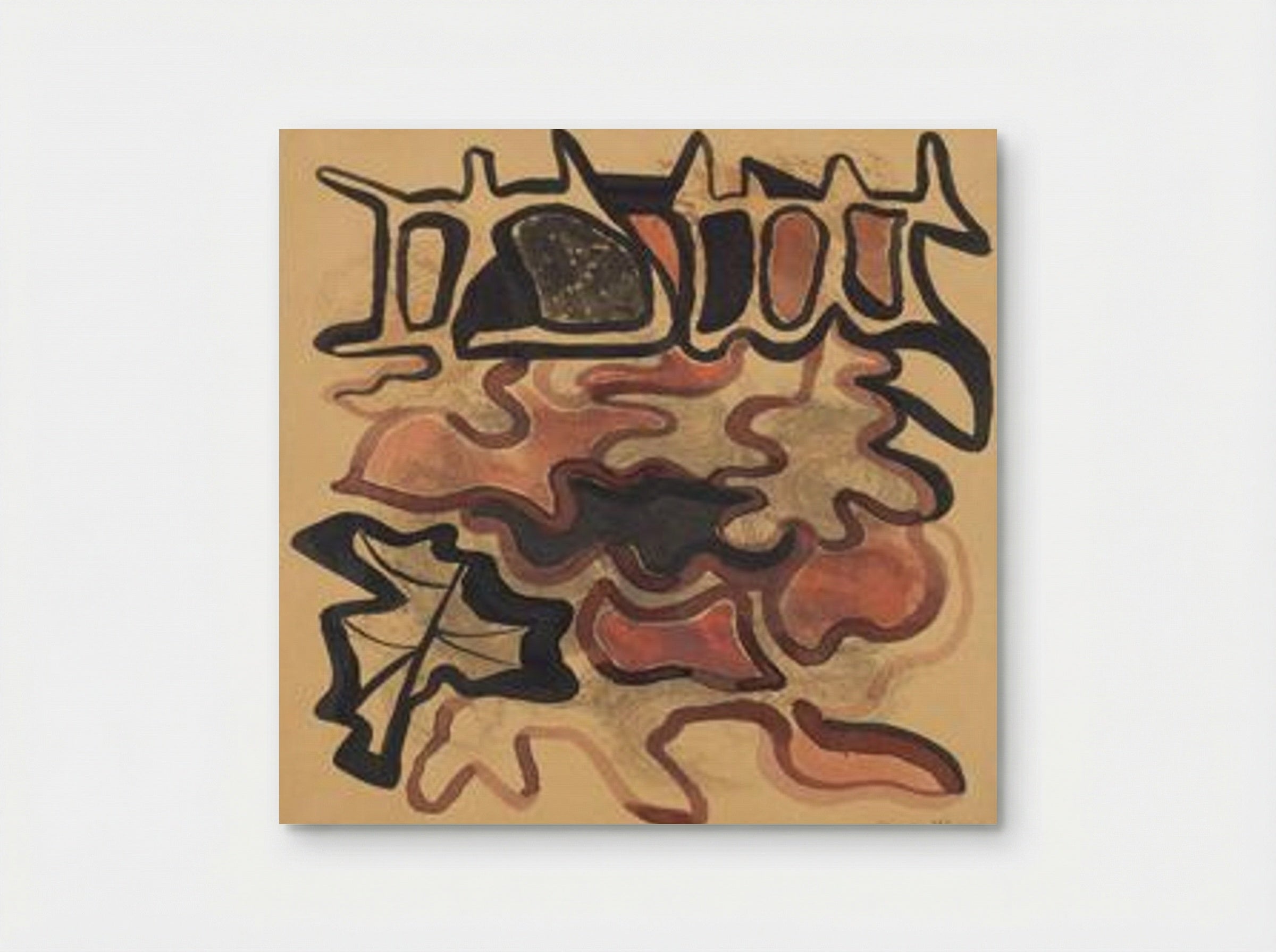 Composition (Abstract Forms) - Alberto Magnelli - Poster