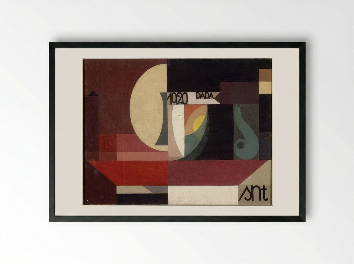 Composition Dada - Sophie Taeuber-Arp - Framed Print Black