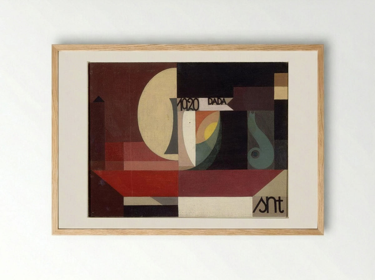 Composition Dada - Sophie Taeuber-Arp - Framed Print Wood