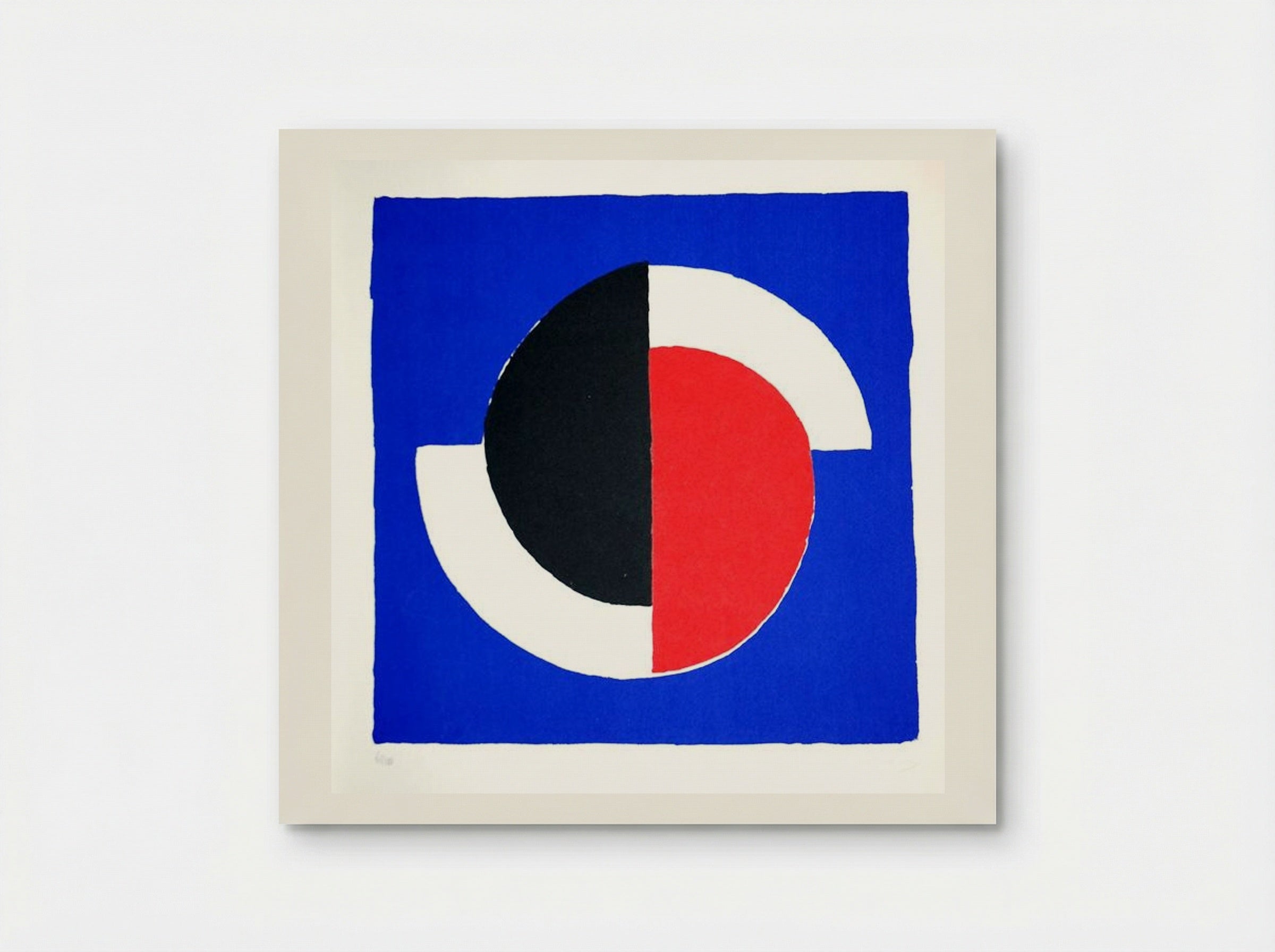 Composition Red, Blue, Black, White - Sonia Delaunay - Poster