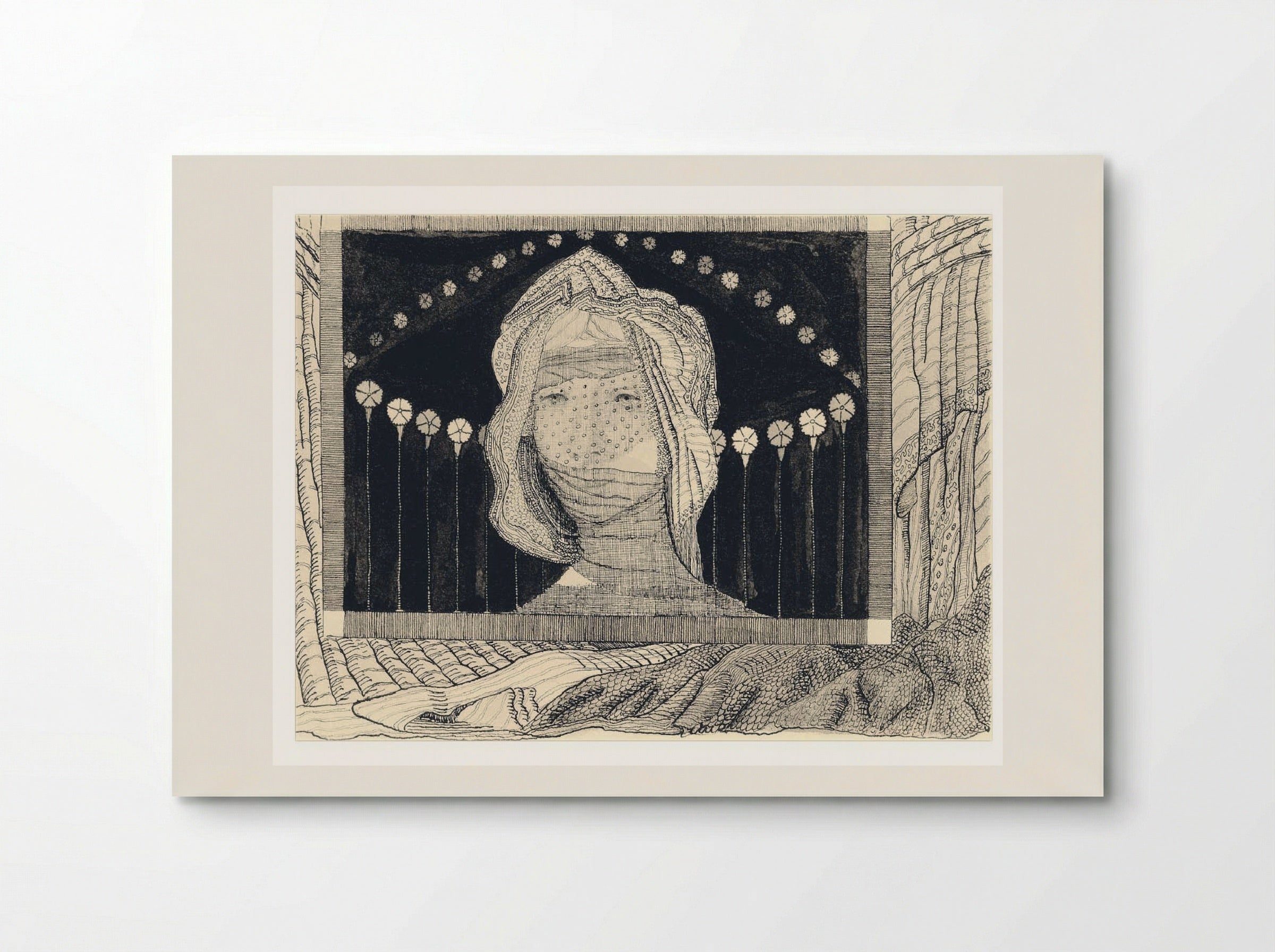 Composition (Veiled Figure) - Mikalojus Konstantinas Čiurlionis - Poster