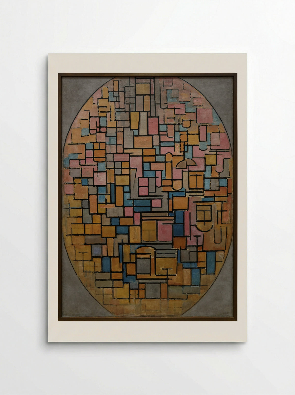 Composition in Oval with Colour Planes 1 - Piet Mondrian - Poster