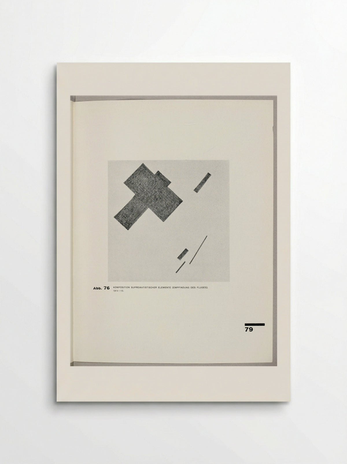 Composition suprematistic elements (Feeling of the flight) - Kazimir Malevich - Poster