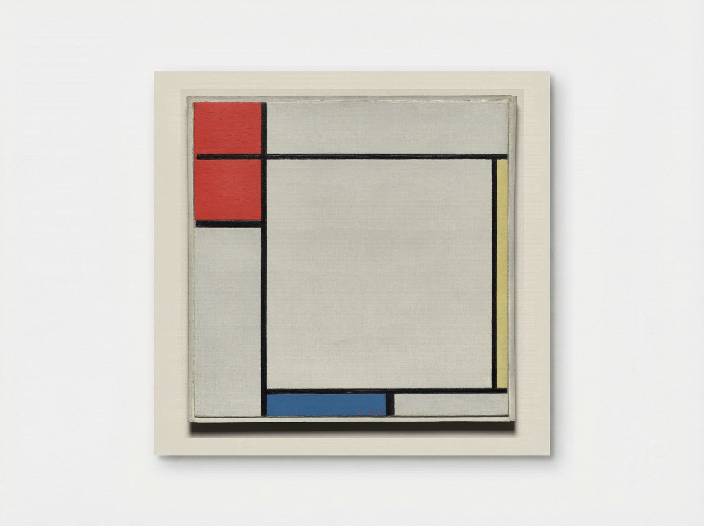 Composition with Red, Yellow, and Blue - Piet Mondrian - Poster