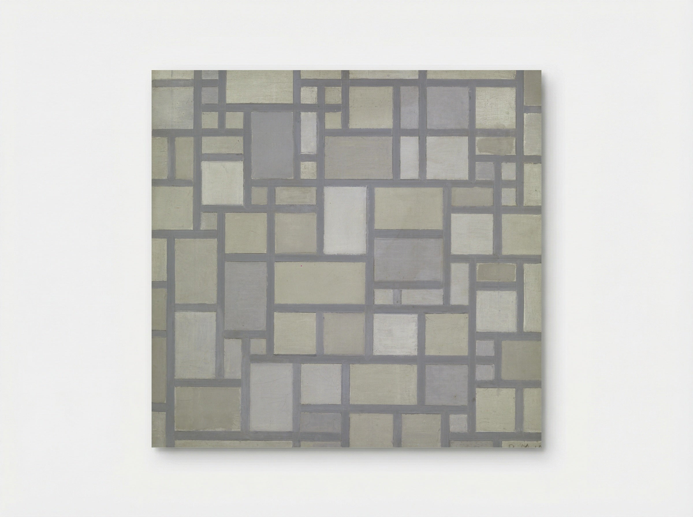 Composition: Light Color Planes with Grey Contours - Piet Mondrian - Poster