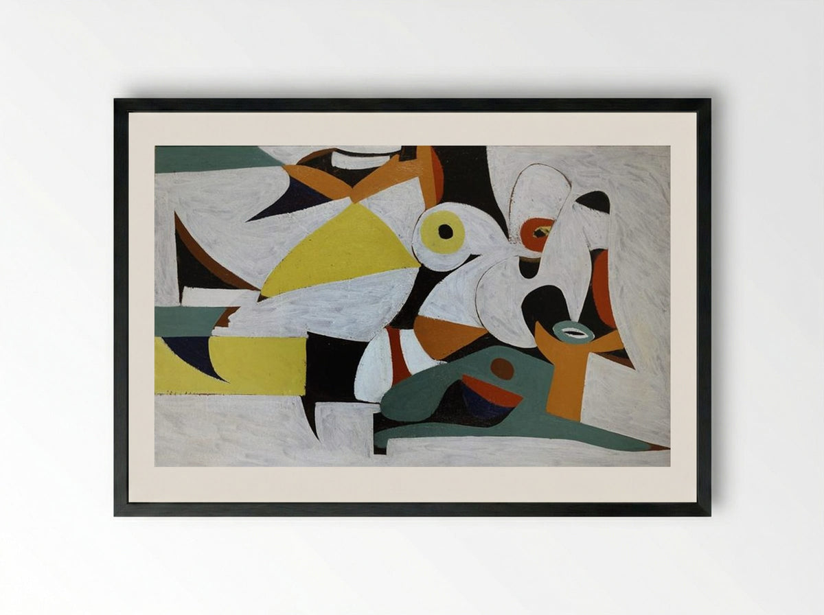 Composition - Arshile Gorky - Framed Print Black