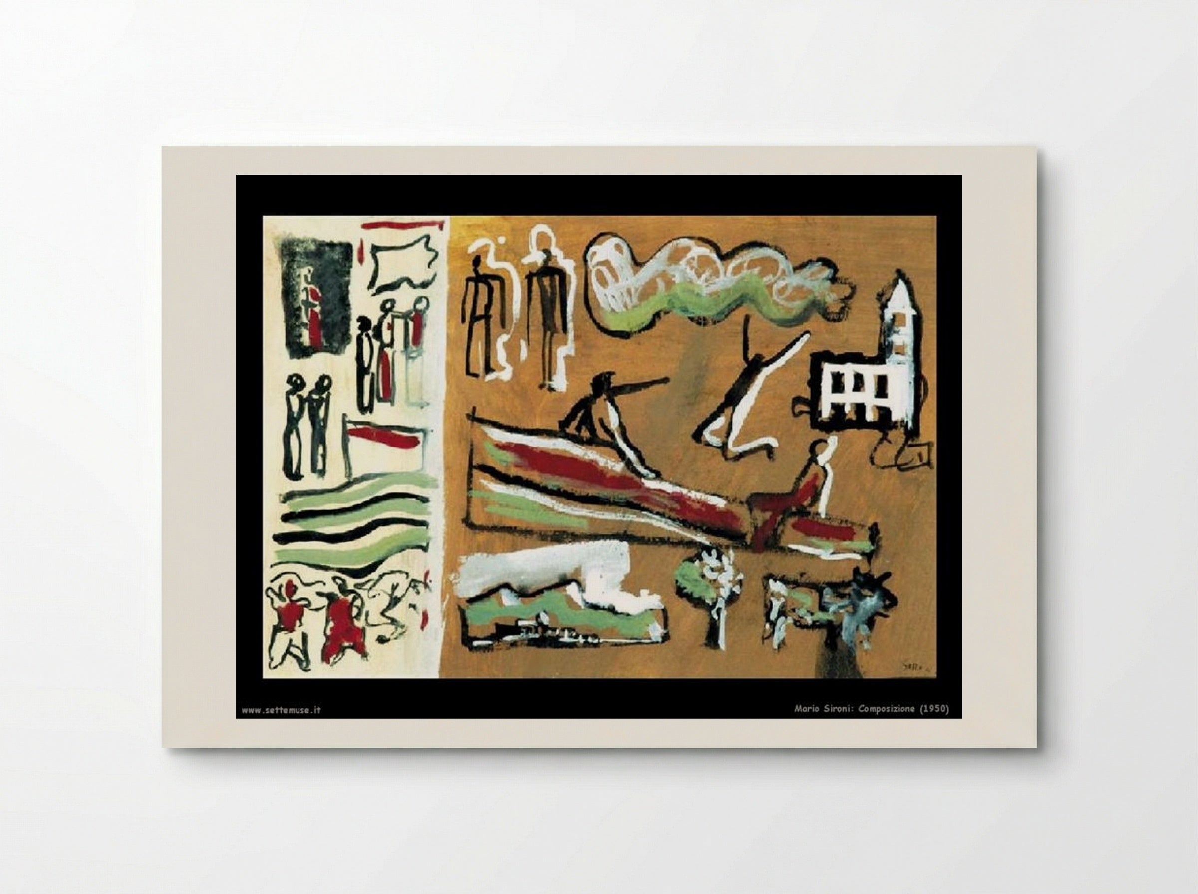 Composition - Mario Sironi - Poster