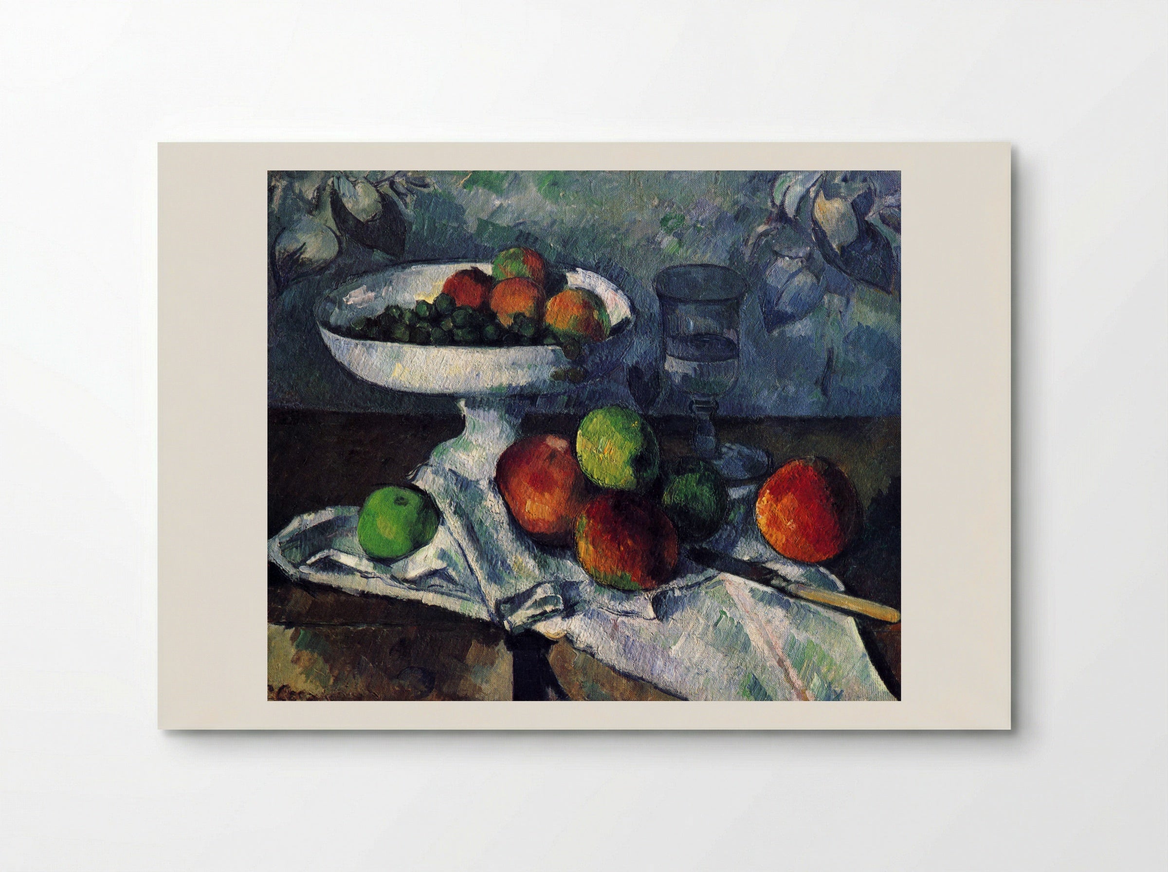 Compotier, Glass and Apples - Paul Cézanne - Poster