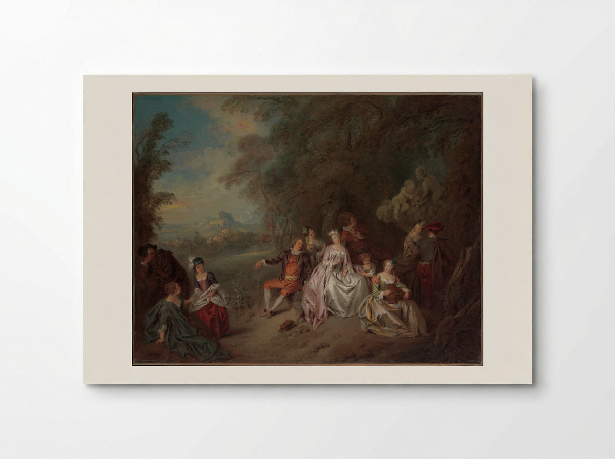 Concert Champêtre - Jean-Baptiste Joseph Pater - Poster