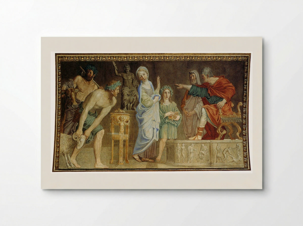 Condemnation of Saint Cecilia - Domenichino - Poster