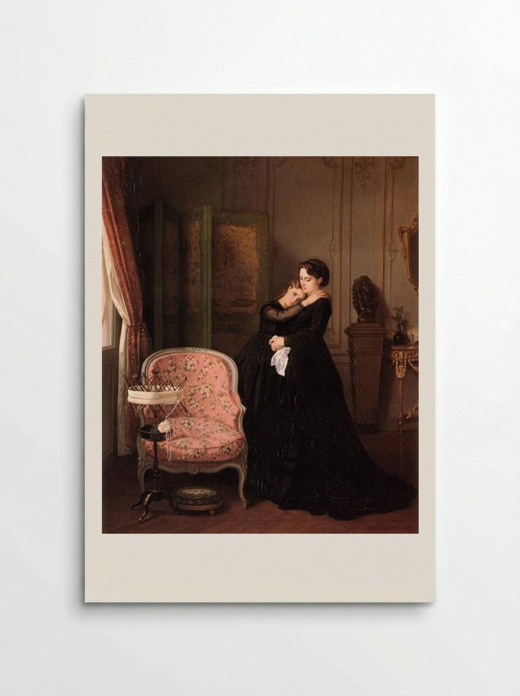 Consolation - Auguste Toulmouche - Poster