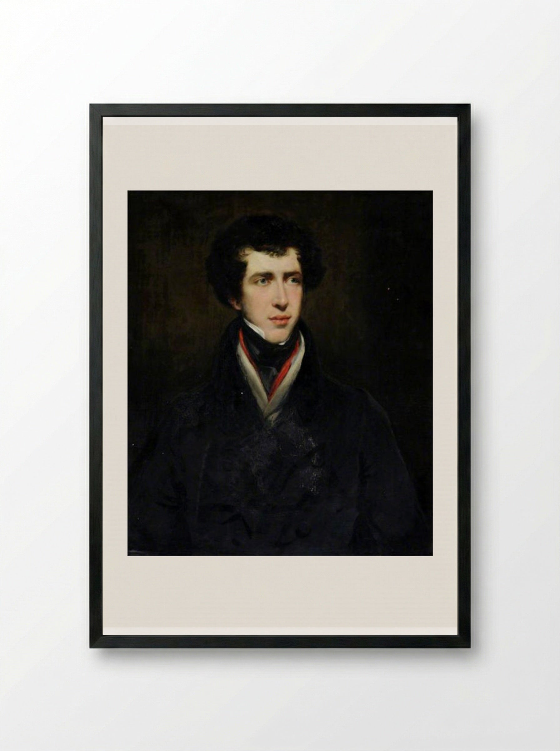 Constantine Henry Phipps, 1st Marquess of Normanby - John Jackson - Framed Print Black