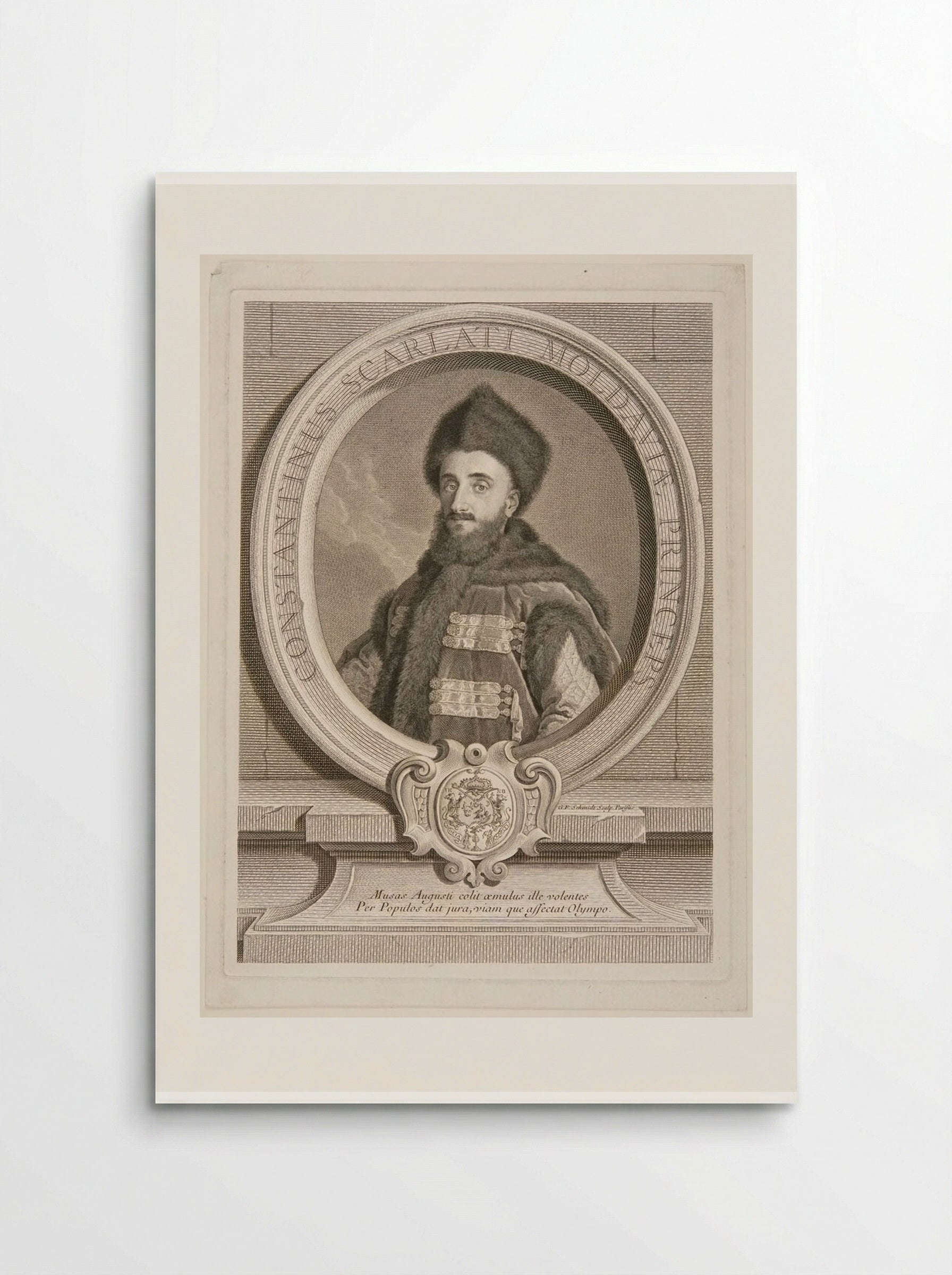 Constantine Moldavi, Prince of Scarlati - Georg Friedrich Schmidt - Poster