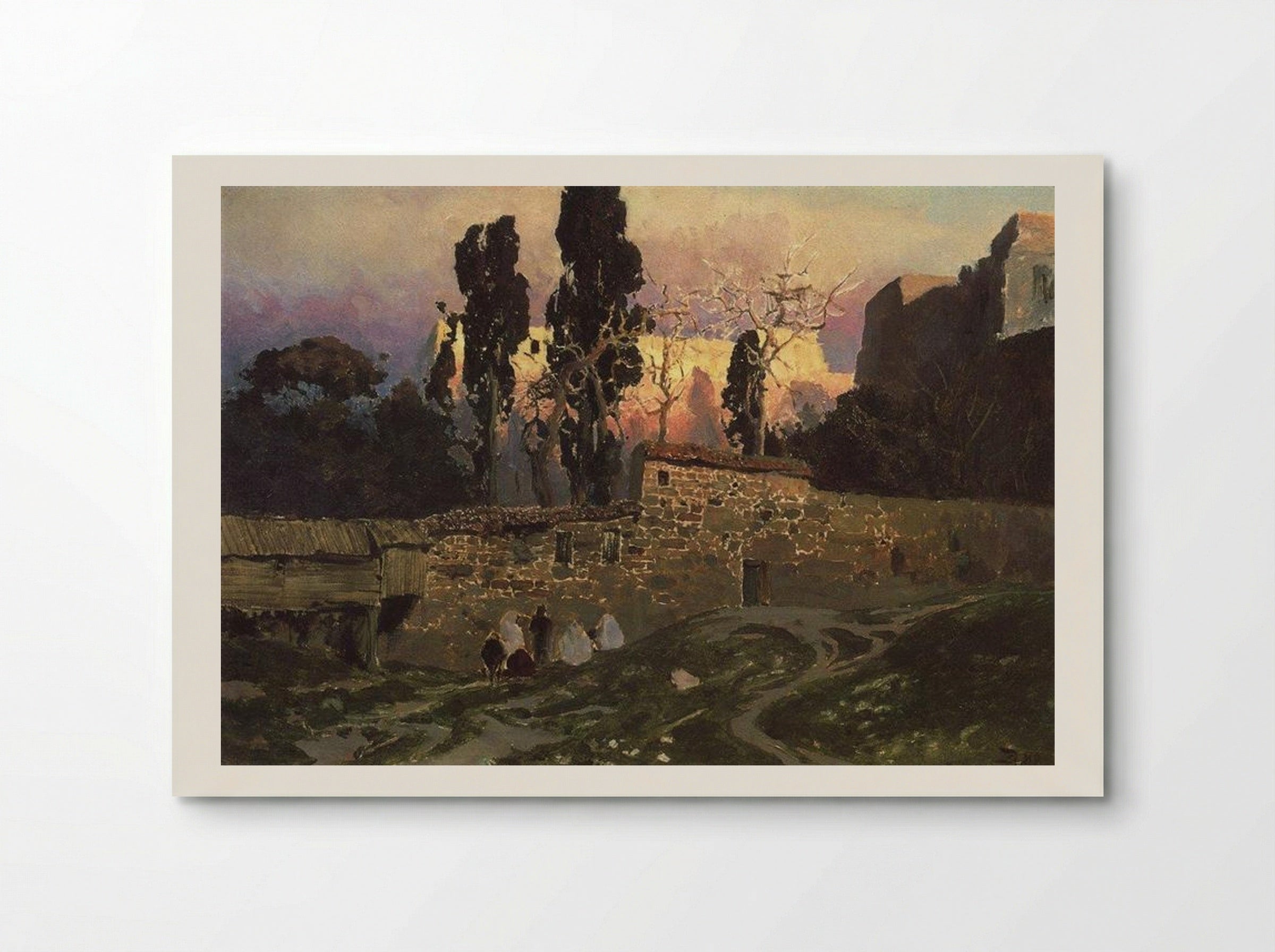 Constantinople (Istanbul). Eski Sarayskiy Garden - Vasily Polenov - Poster