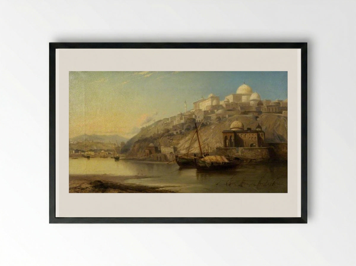 Constantinople - James Webb - Framed Print Black