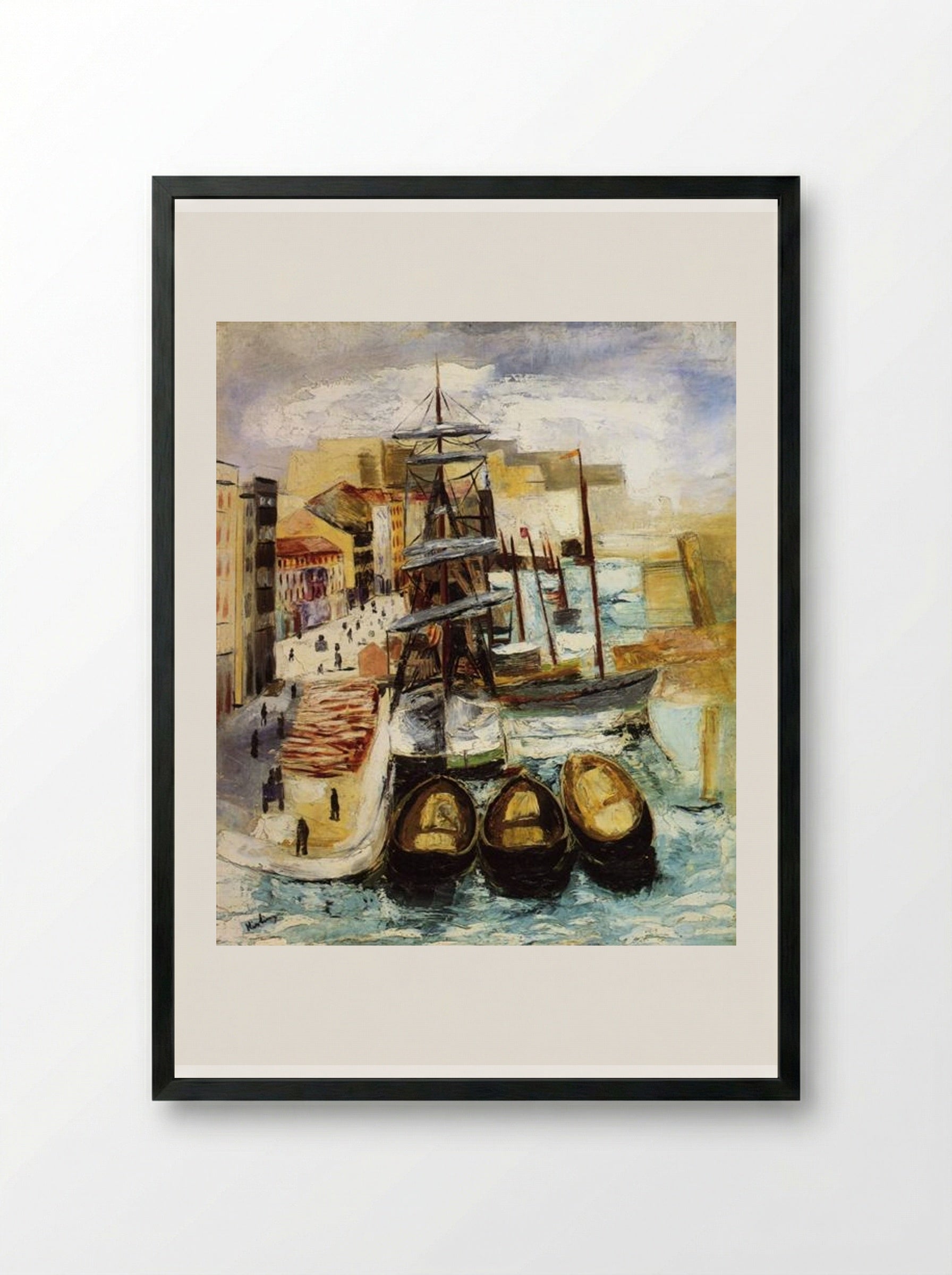 Contrasting Sounds - Moïse Kisling - Framed Print Black