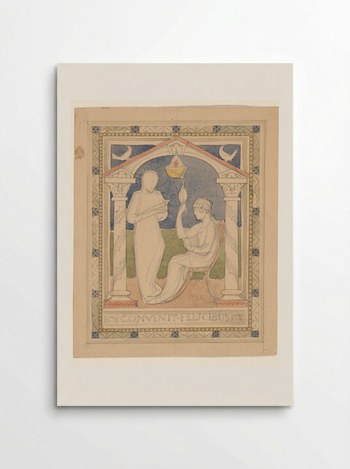 Convenit Felicibus - Antoon Derkinderen - Poster