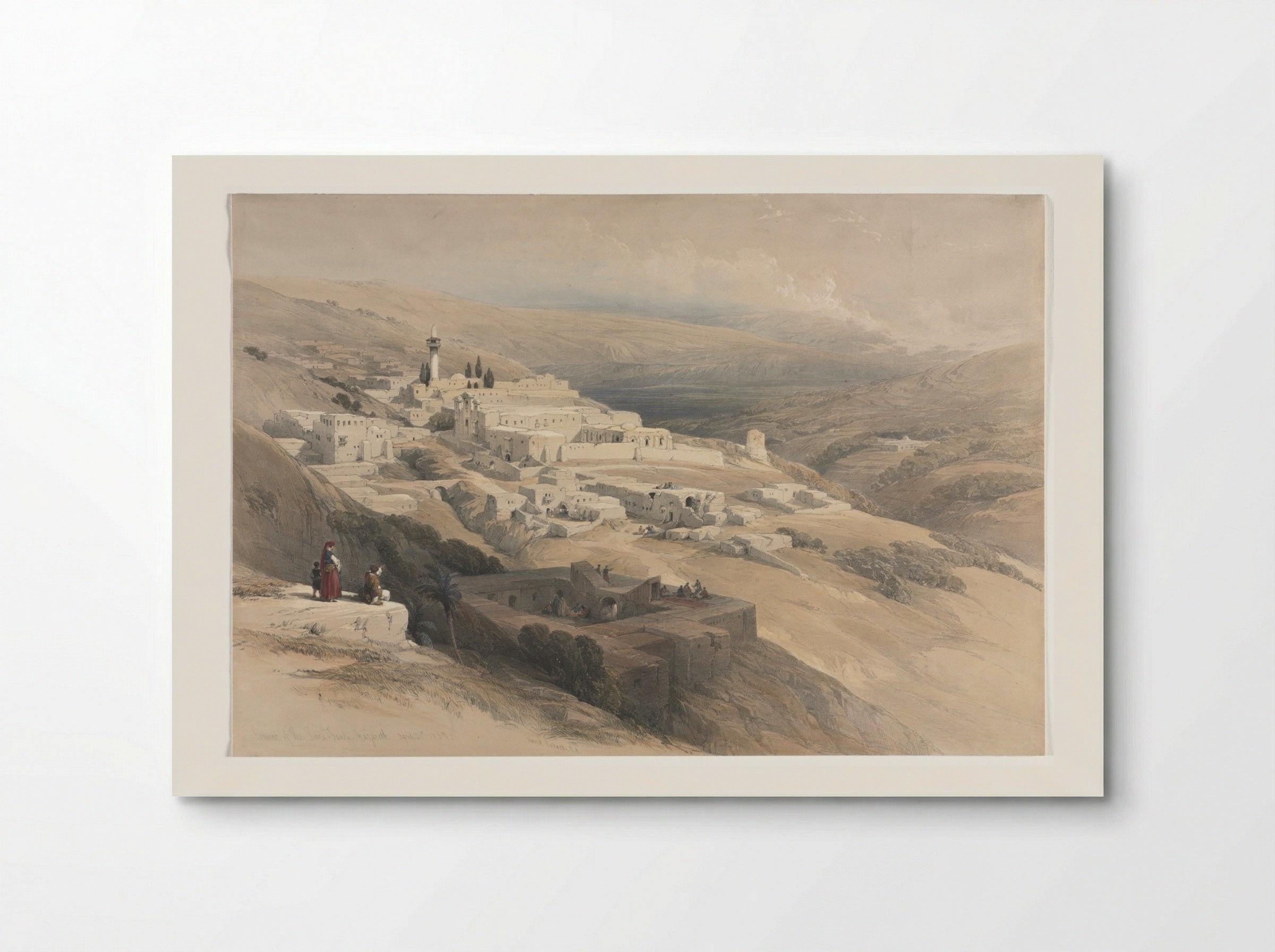 Convent of the Terra-Santa, Nazareth - David Roberts - Poster