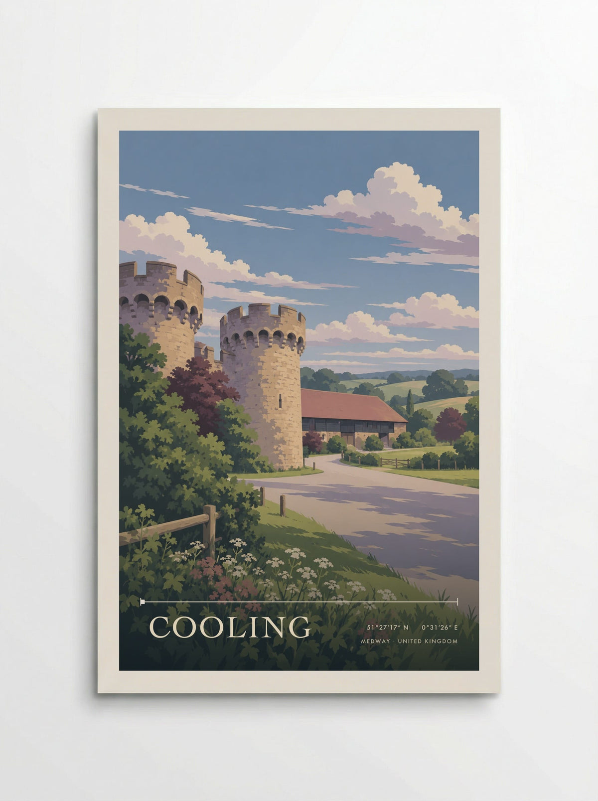 Cooling, Medway | Travel Poster - Poster