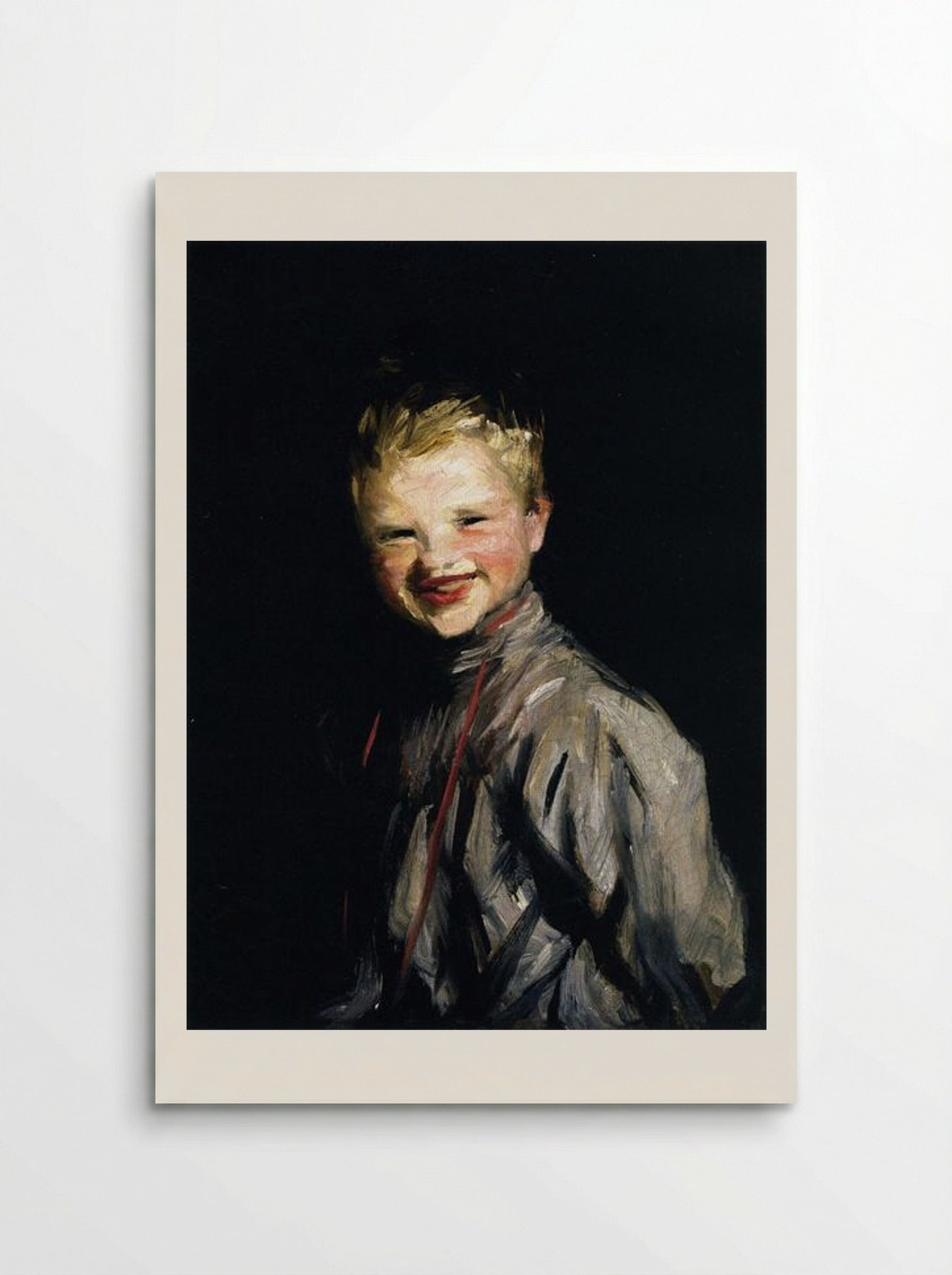 Cori Laughing - Robert Henri - Poster