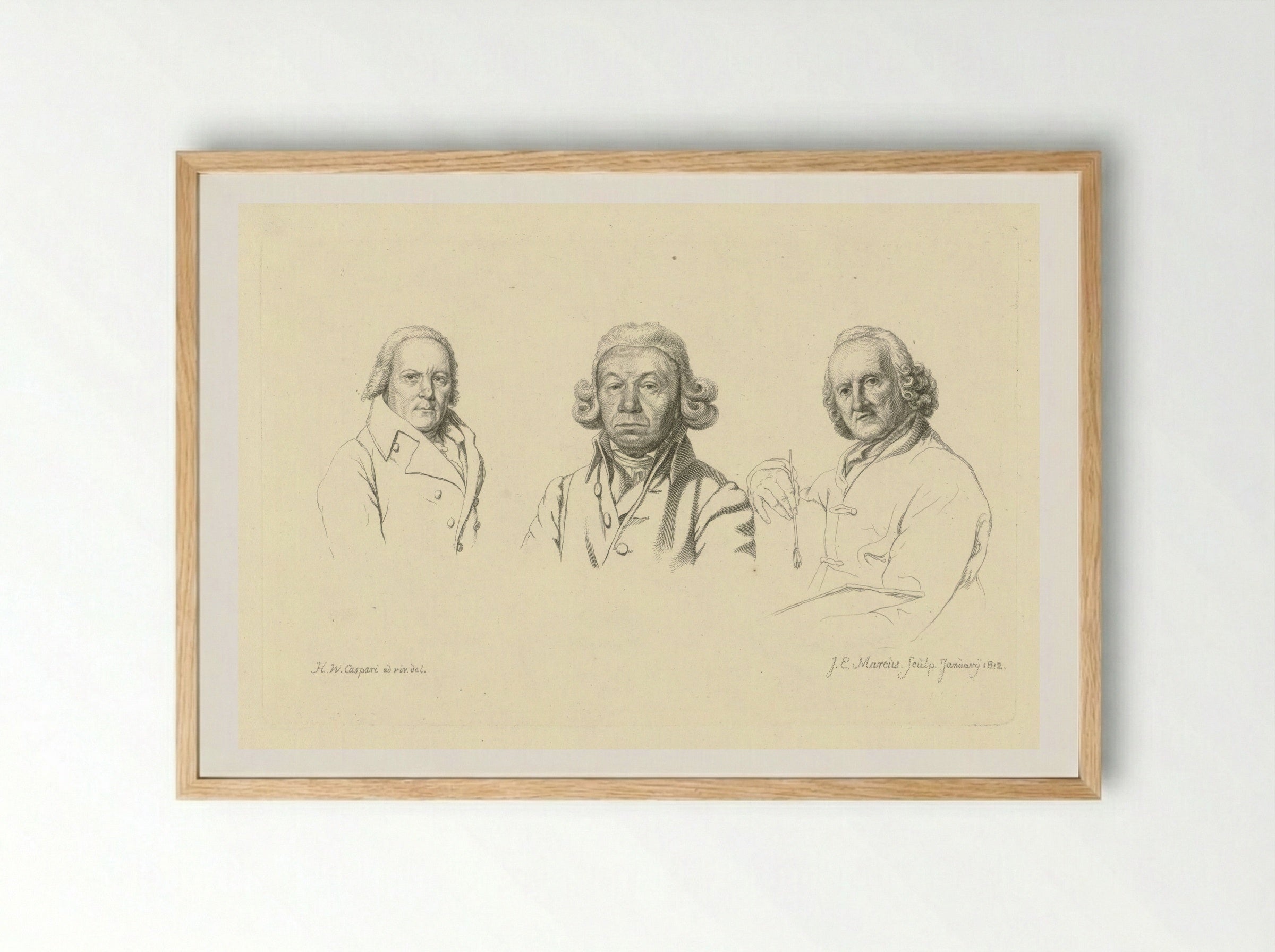 Cornelis Pietersz. Hooft spreekt Prins Maurits aan over de regeringsverandering van Amsterdam, 3 november 1618 - Jacobus Buys - Framed Print Wood