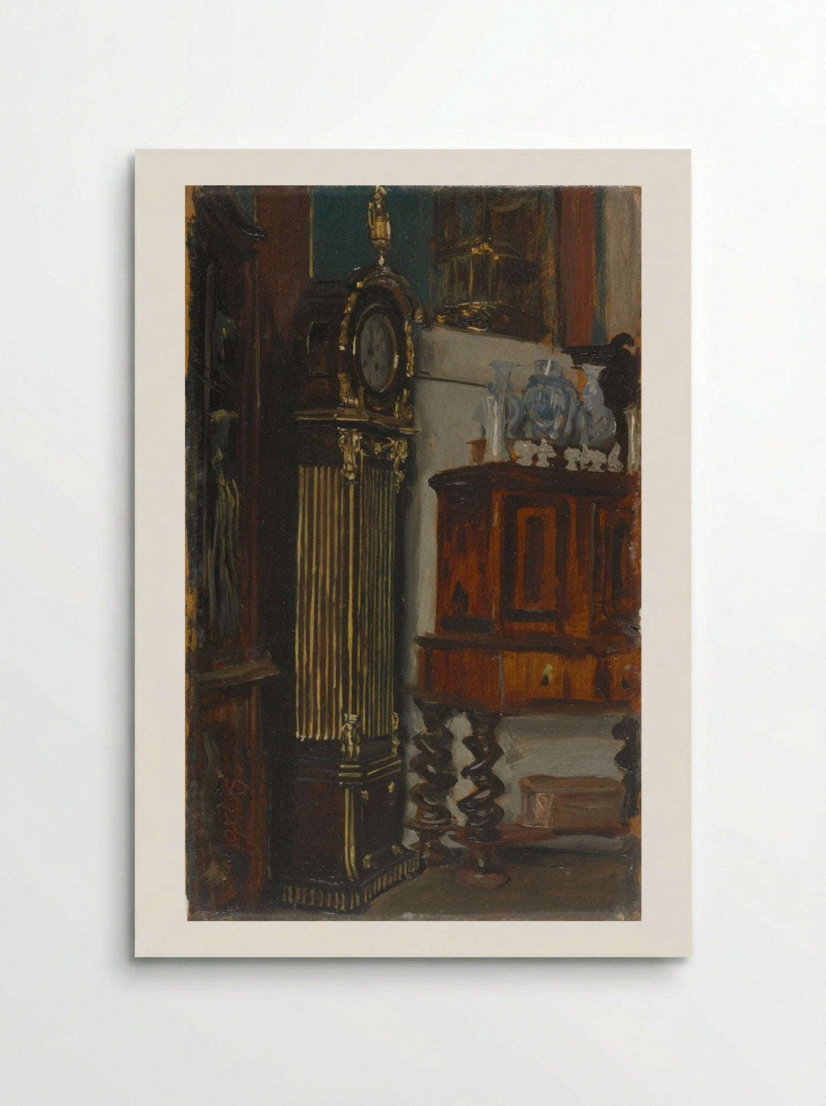 Corner of an Antique Dealer's Shop - Franz Skarbina - Poster