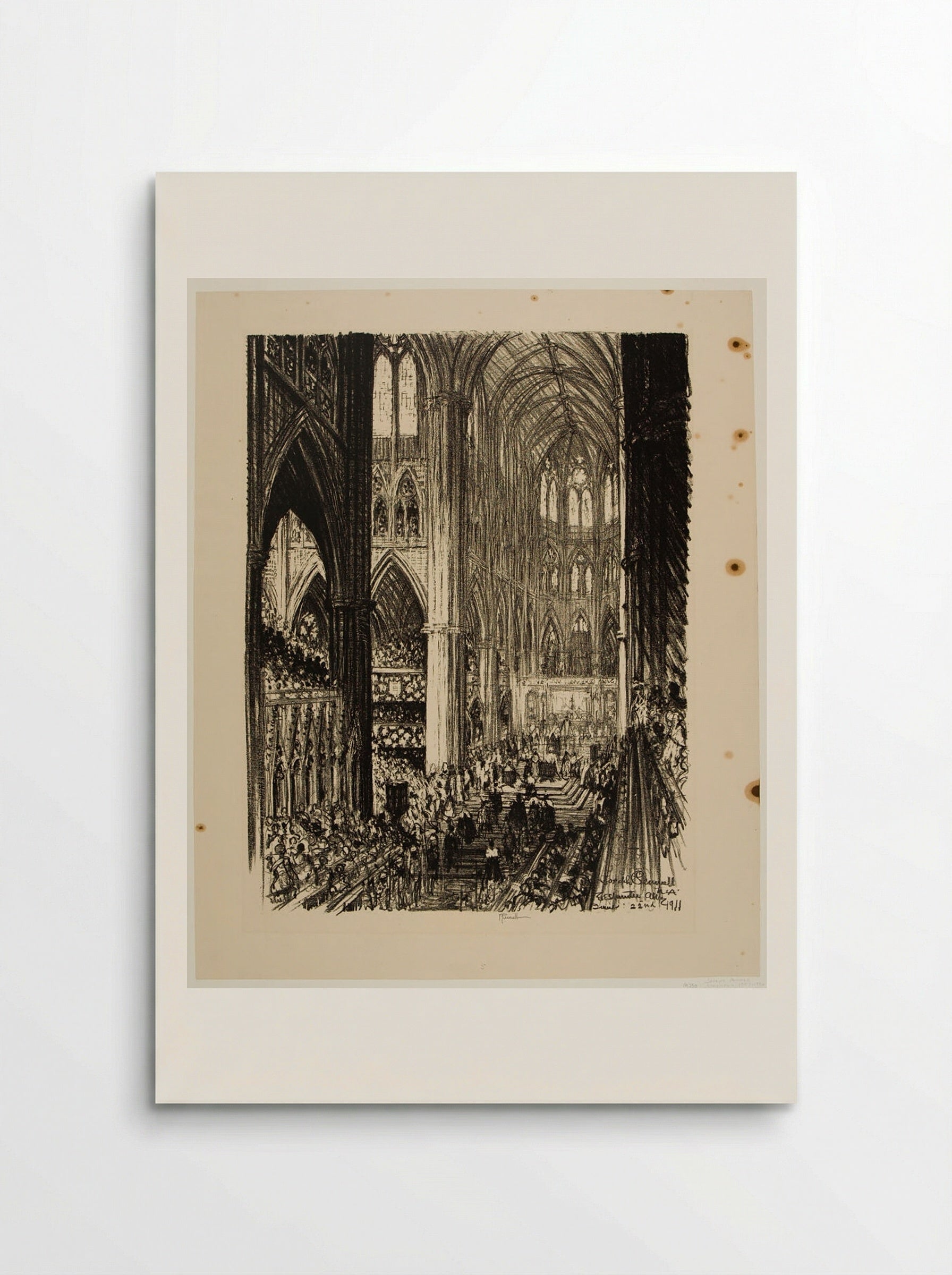 Coronation (Westminster Abbey) - Joseph Pennell - Poster