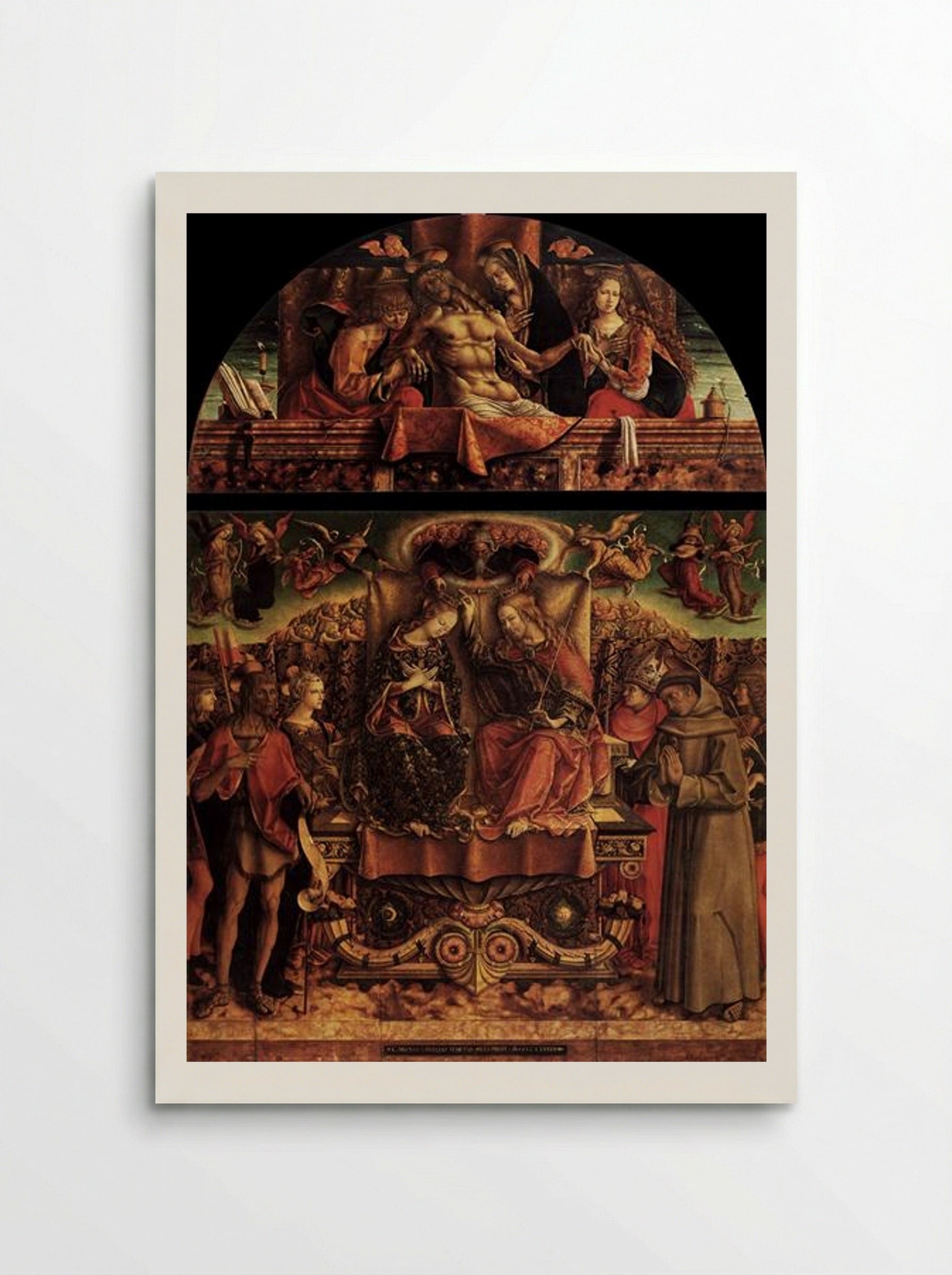 Coronation of the Virgin - Carlo Crivelli - Poster