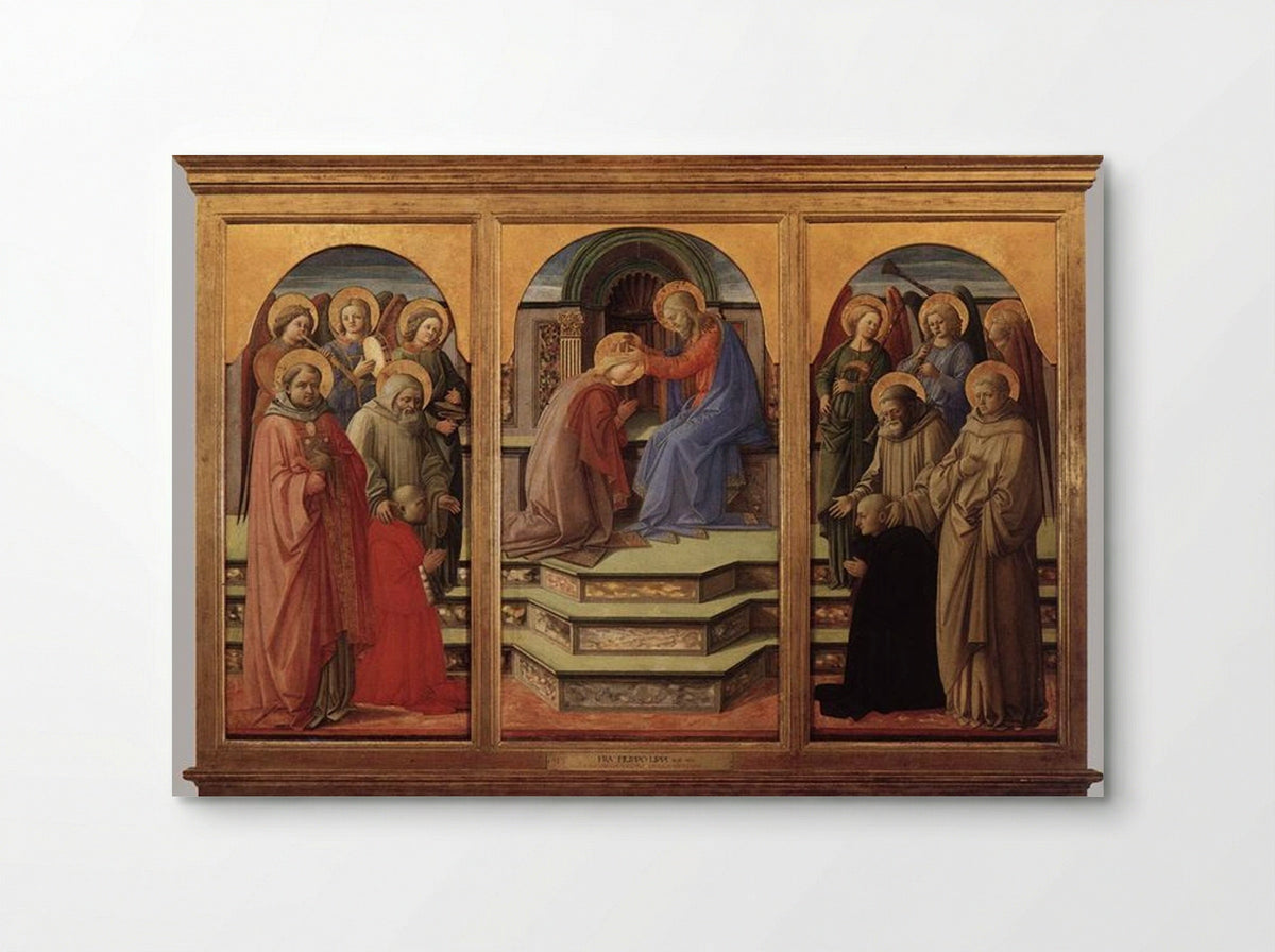 Coronation of the Virgin - Filippo Lippi - Poster