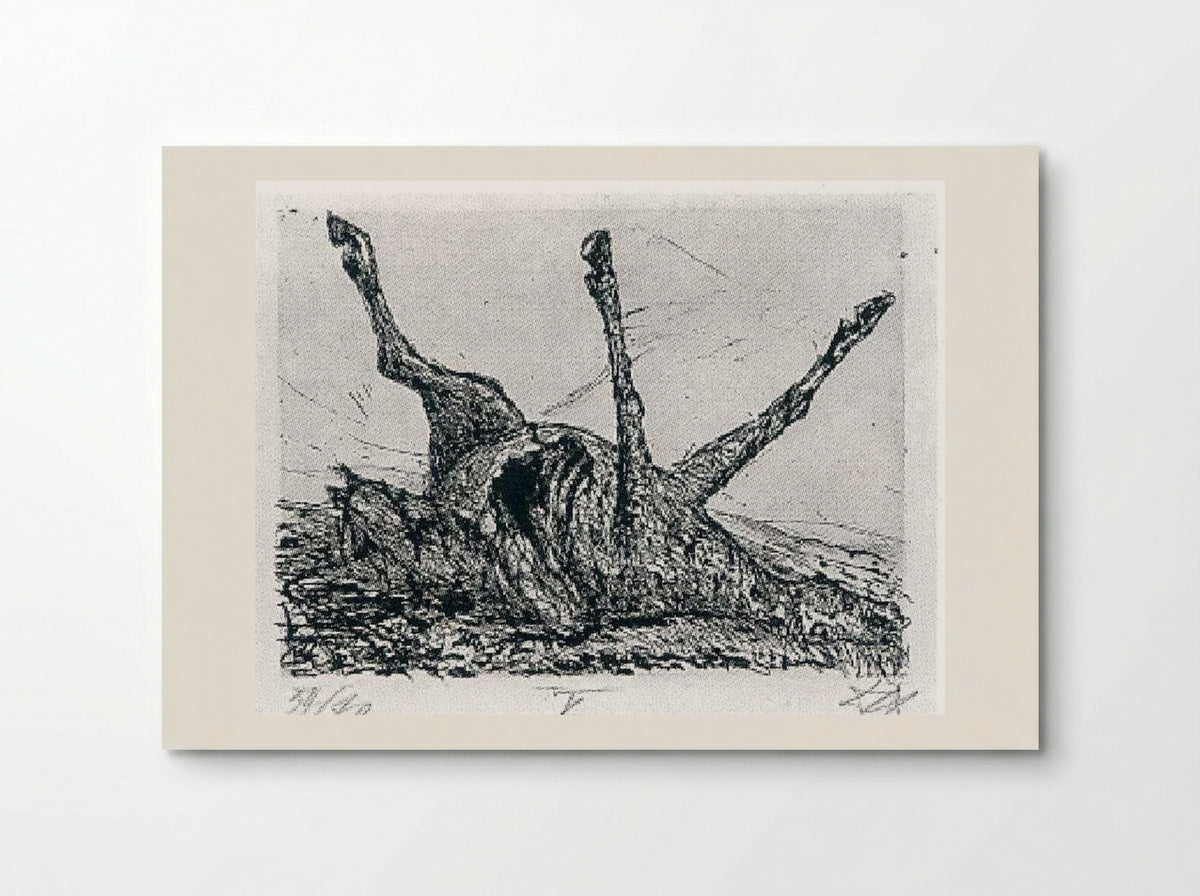 Corpse of a Horse - Otto Dix - Poster