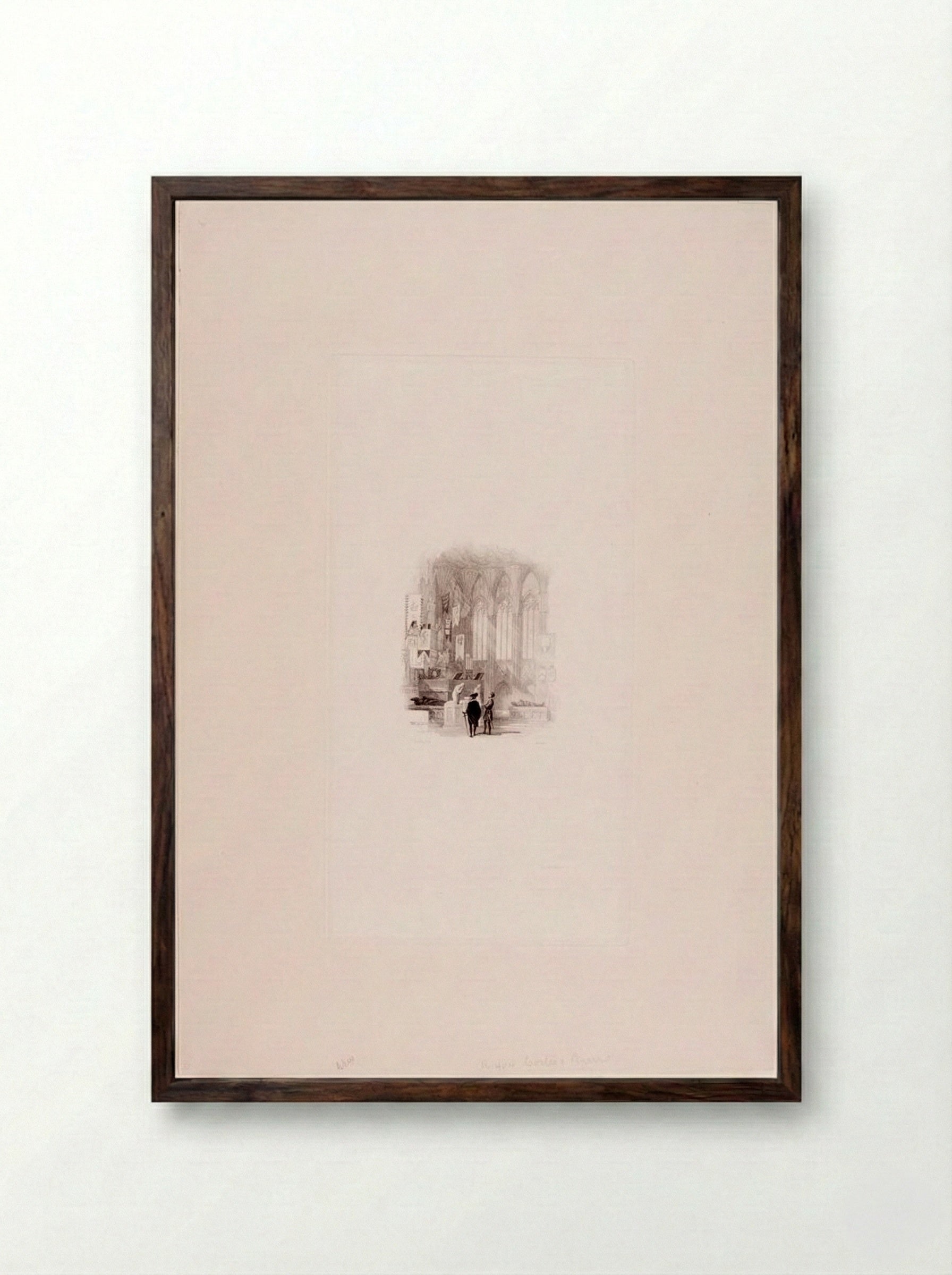 Cortes and Pizarro - Edward Goodall - Framed Print Dark Wood